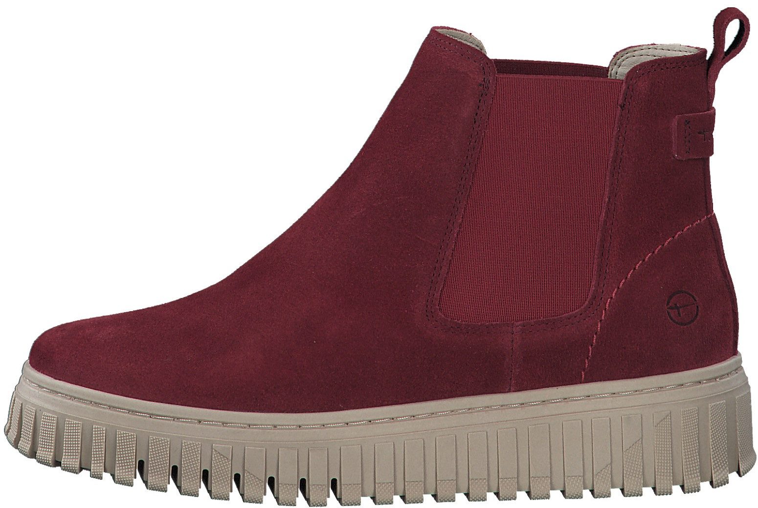 Tamaris Chelsea-boots , plateau, enkellaars, laarzen met stretch aan beide zijden