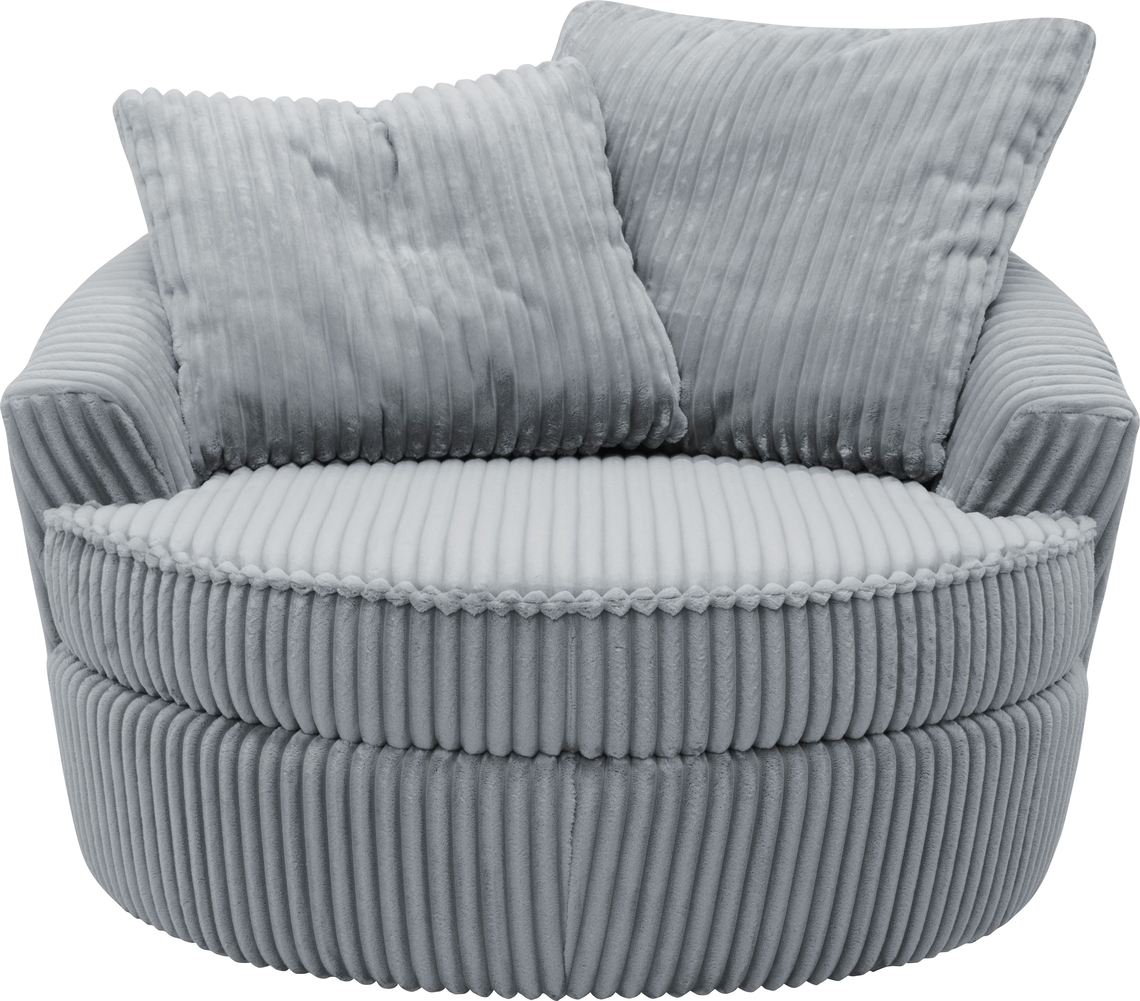 INOSIGN Draaibare fauteuil AMECA, loveseat XXL, leesstoel, grote stoel 122 x 126 x 76 cm (1 stuk)