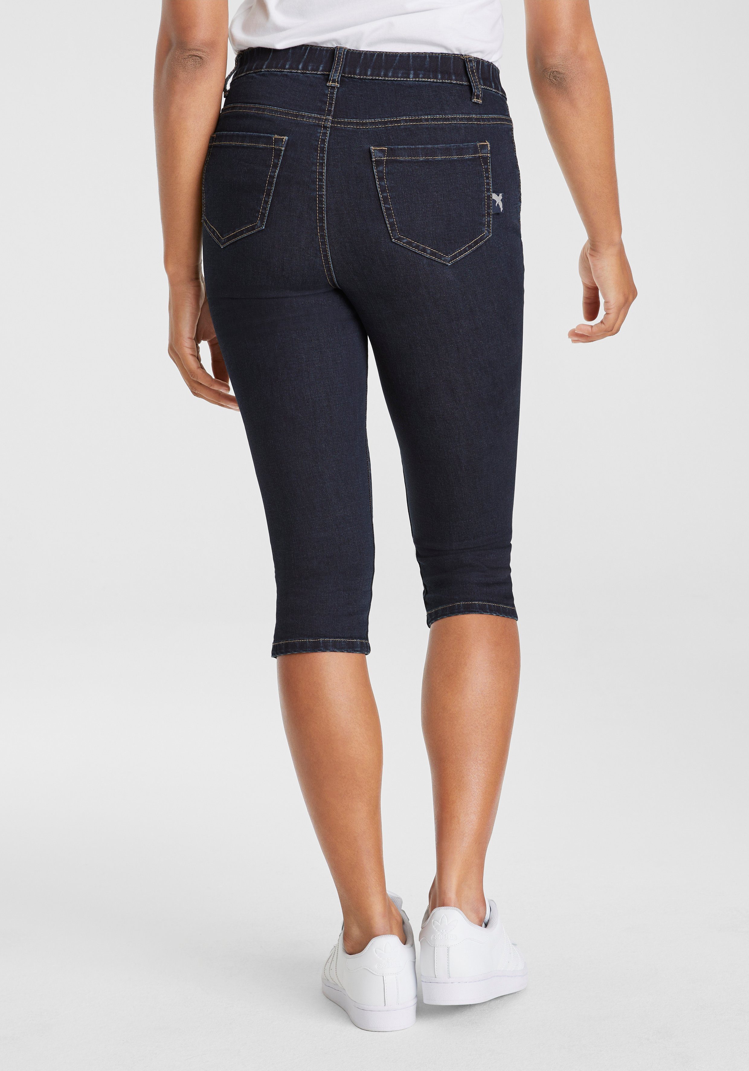 Arizona Capri jeans Ultra Stretch extra-strak gesneden pasvorm, hoge taille, in capri-lengte