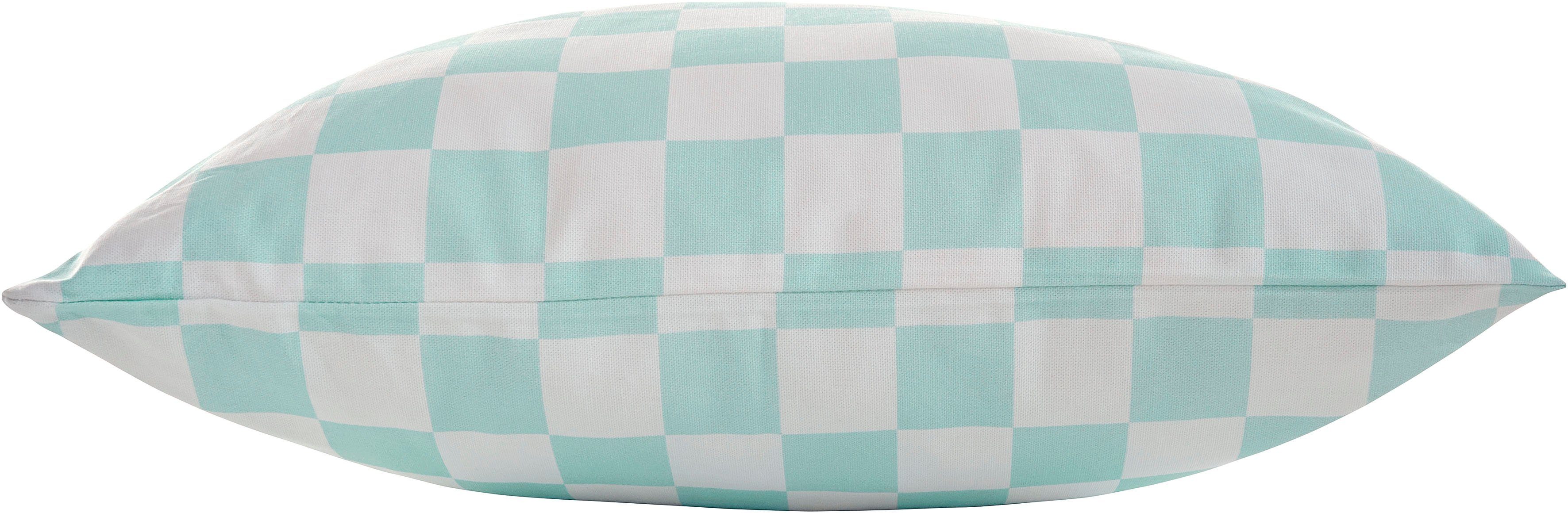 andas Sierkussen Milo Kussenovertrekken, set van 2 50x50 cm, zonder vulling, met een moderne ruit (2 stuks)