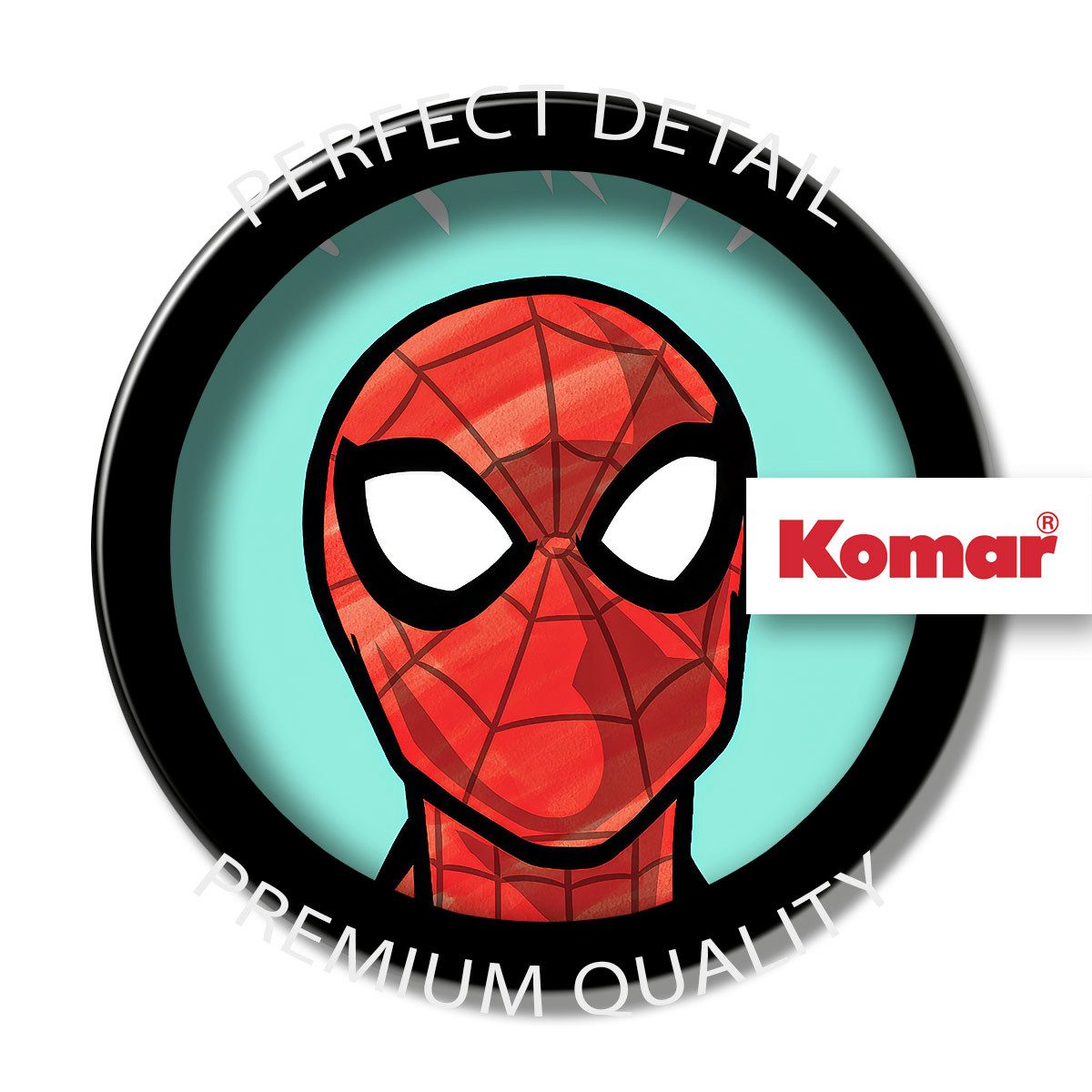 Komar Artprint Spider-Man Danger Ahead 50 x 70 cm (breedte x hoogte) - kinderkamer, wandsticker (1 stuk)