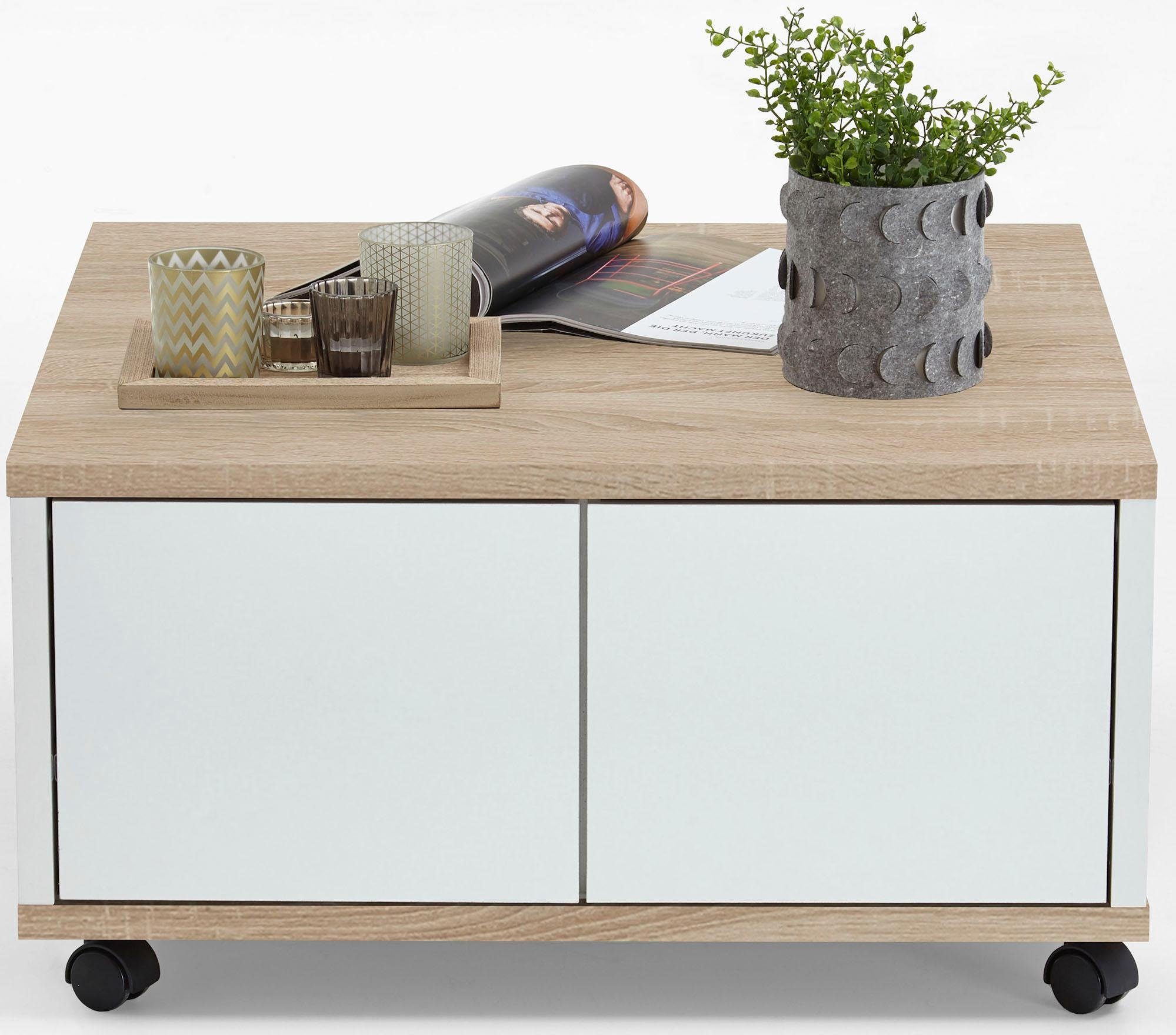 FMD Salontafel TWIN Breedte 70 cm, met bergruimte