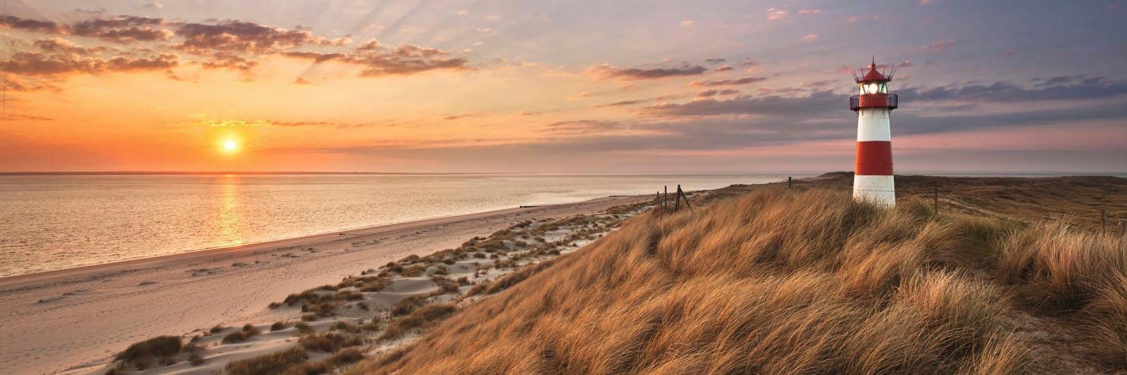 Reinders! Decoratief paneel Vuurtoren zonsondergang