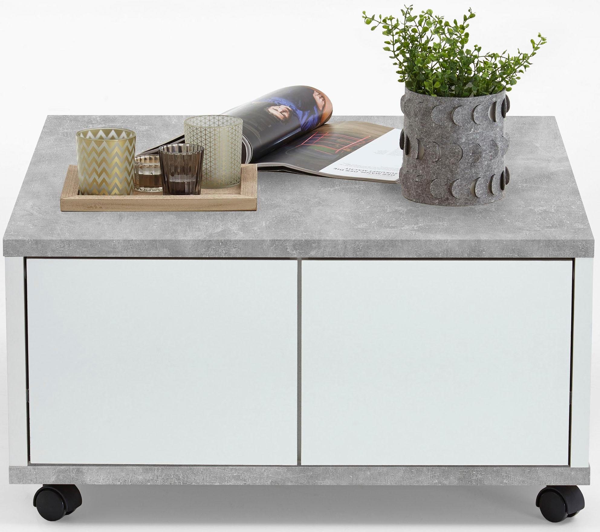 FMD Salontafel TWIN Breedte 70 cm, met bergruimte