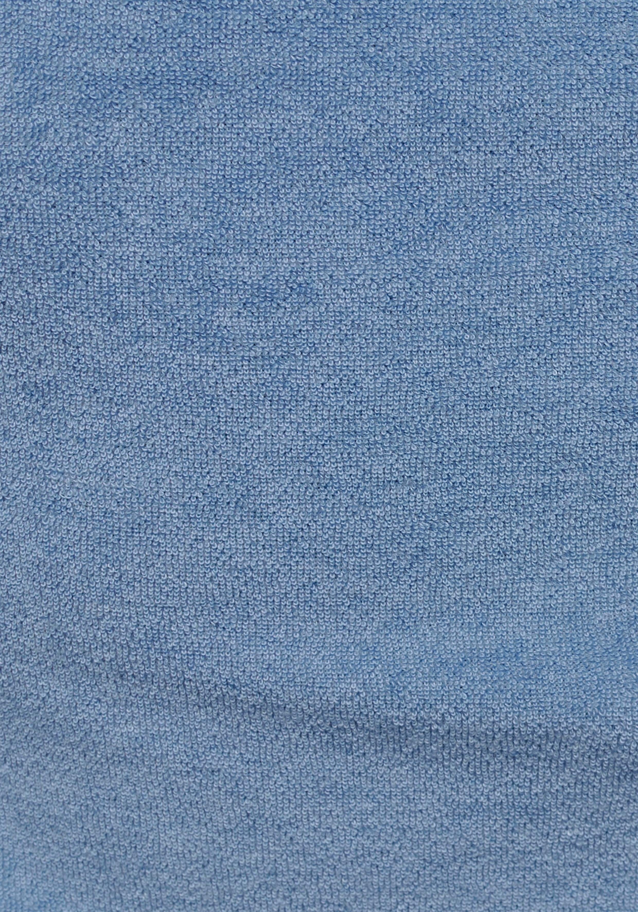 KangaROOS Damesbadjas Dalia, ideaal voor sauna & spa, hotelbadjas, ochtendjas Uni-kleuren en binnen met strepen, badjas met zakken, XS-3XL (1 stuk)