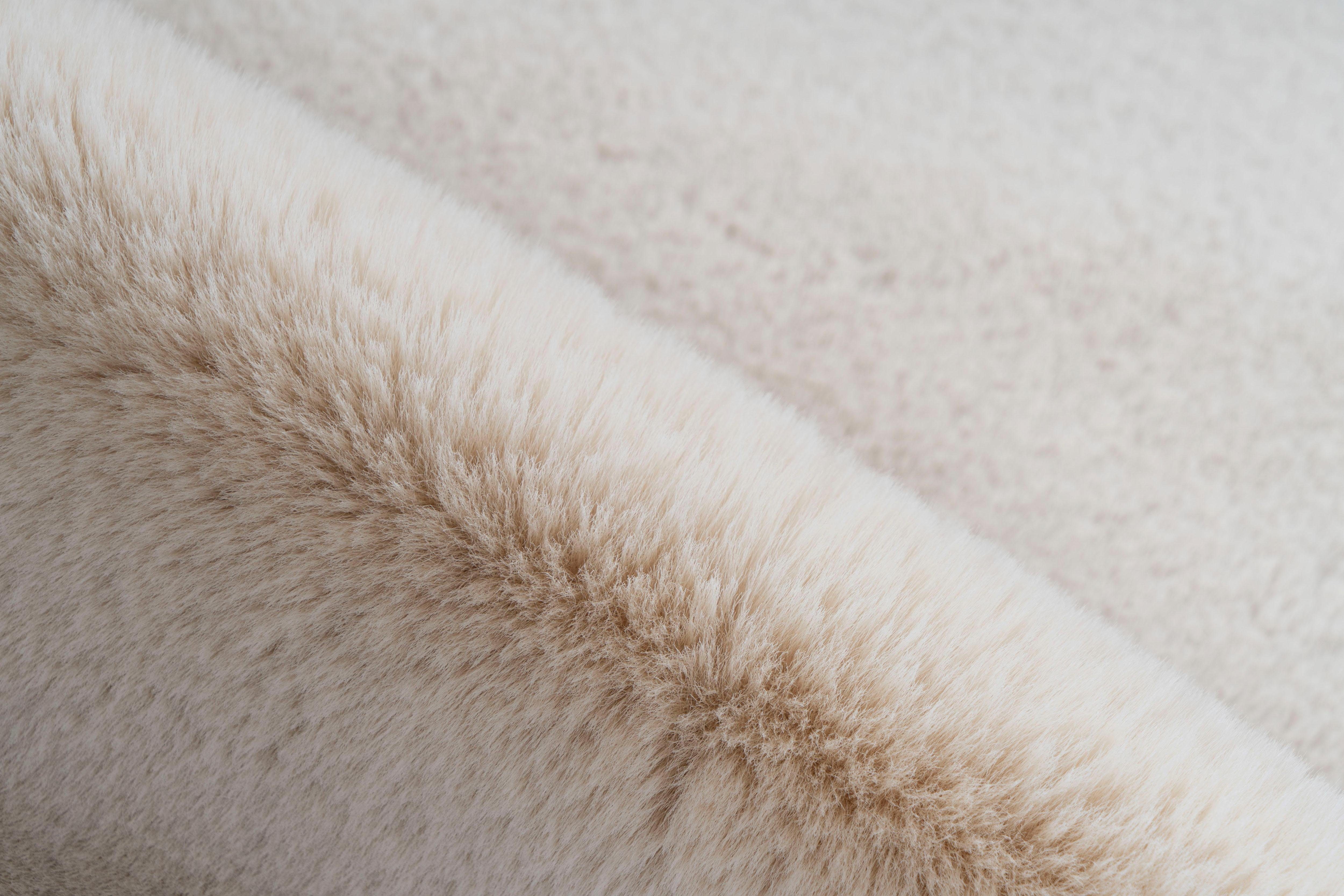 aRTE ESPINA Vachtvloerkleed Rabbit 300 Imitatiebont, konijnenbont-gevoel, superzacht, ideaal als slaapkamerkleed
