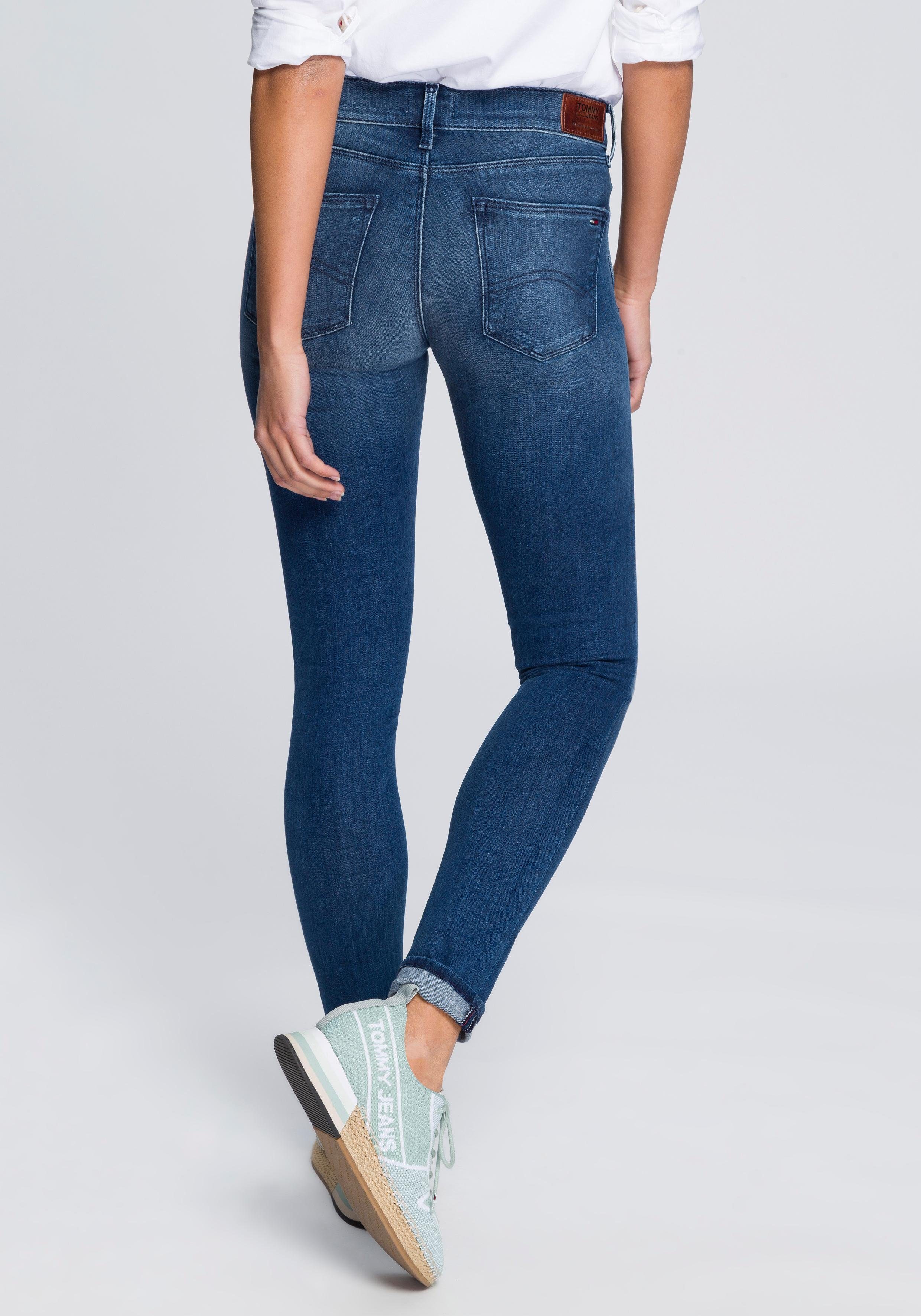 tommy jeans nora mid rise skinny