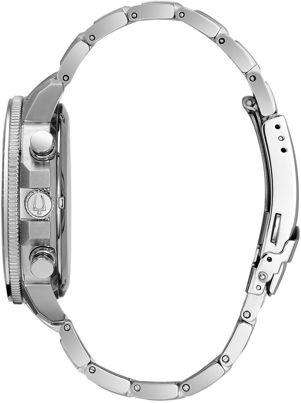 Bulova Chronograaf Marine Star Horloge, quartz, herenhorloge, roestvrijstalen band, datum