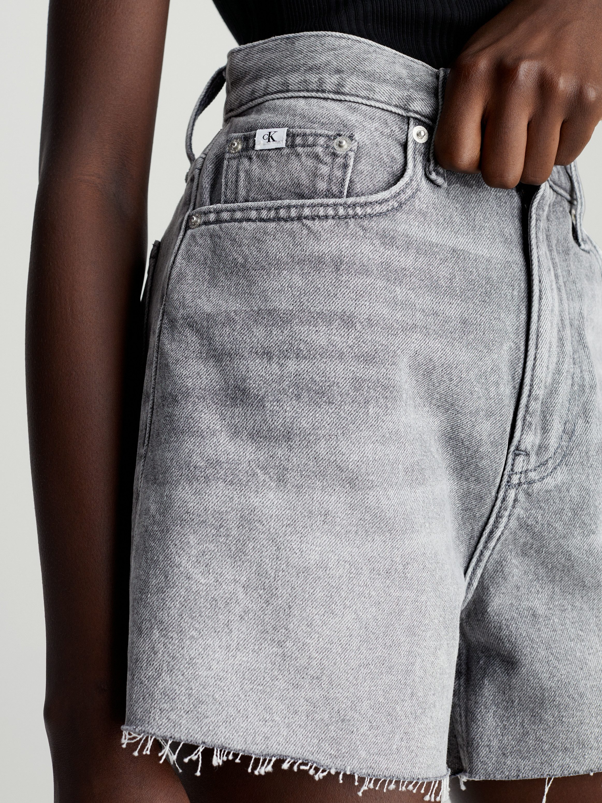 Calvin Klein Short Mom short in 5-pocketsstijl