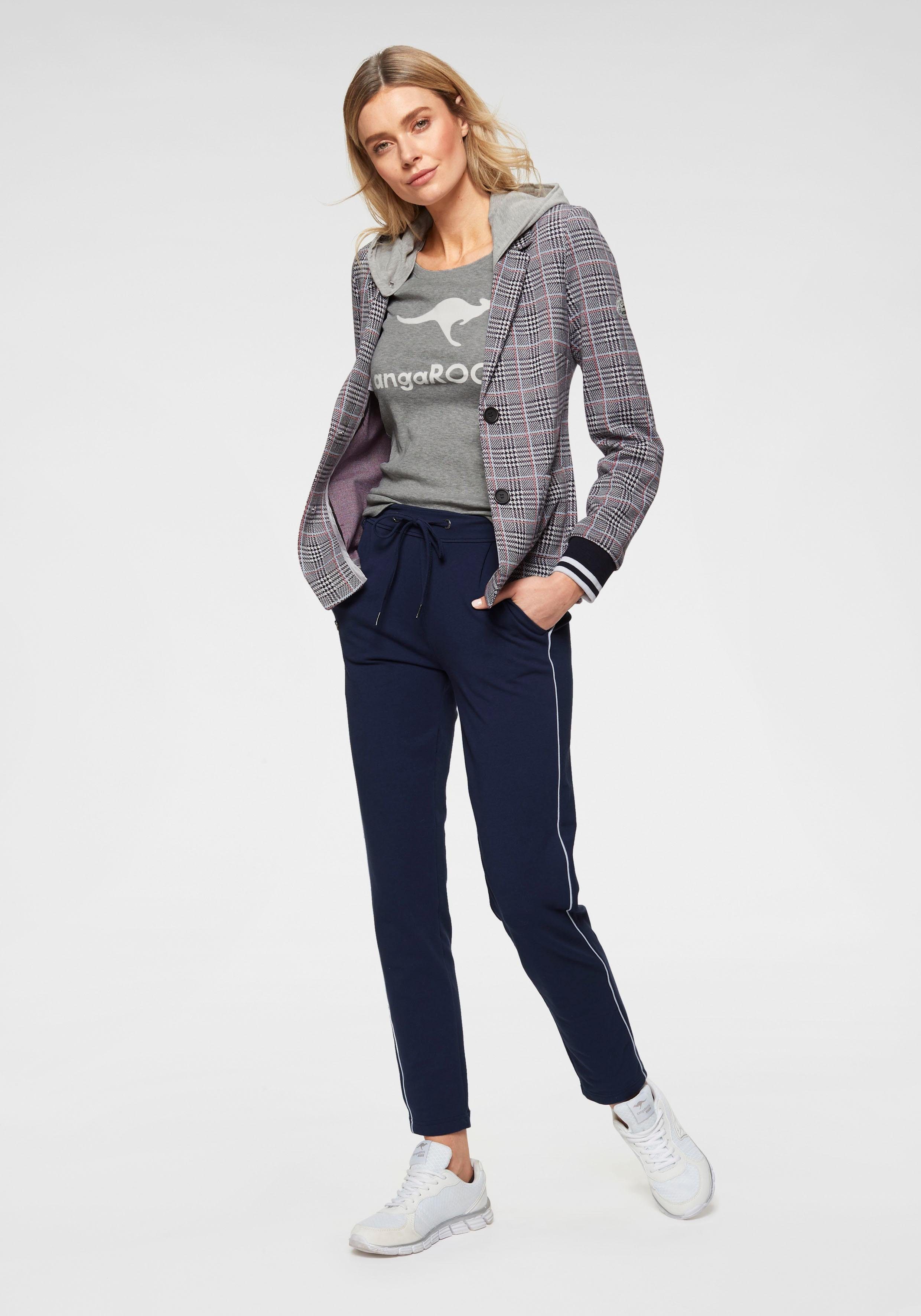 KangaROOS Jogpants met contraststrepen opzij