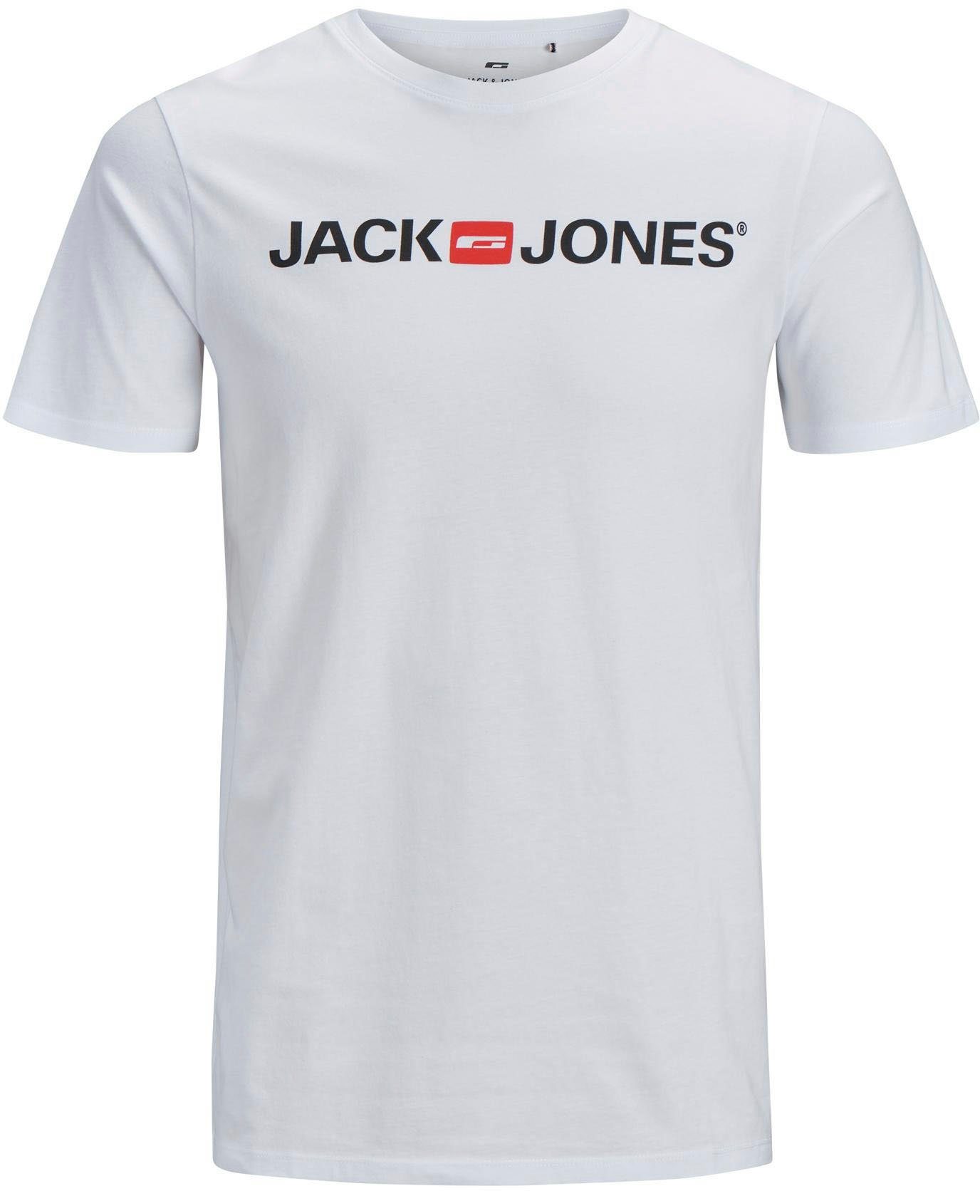 Jack & Jones Shirt met ronde hals JJECORP LOGO TEE SS CREW NECK 3PKMP NOOS (3-delig, Set van 3)