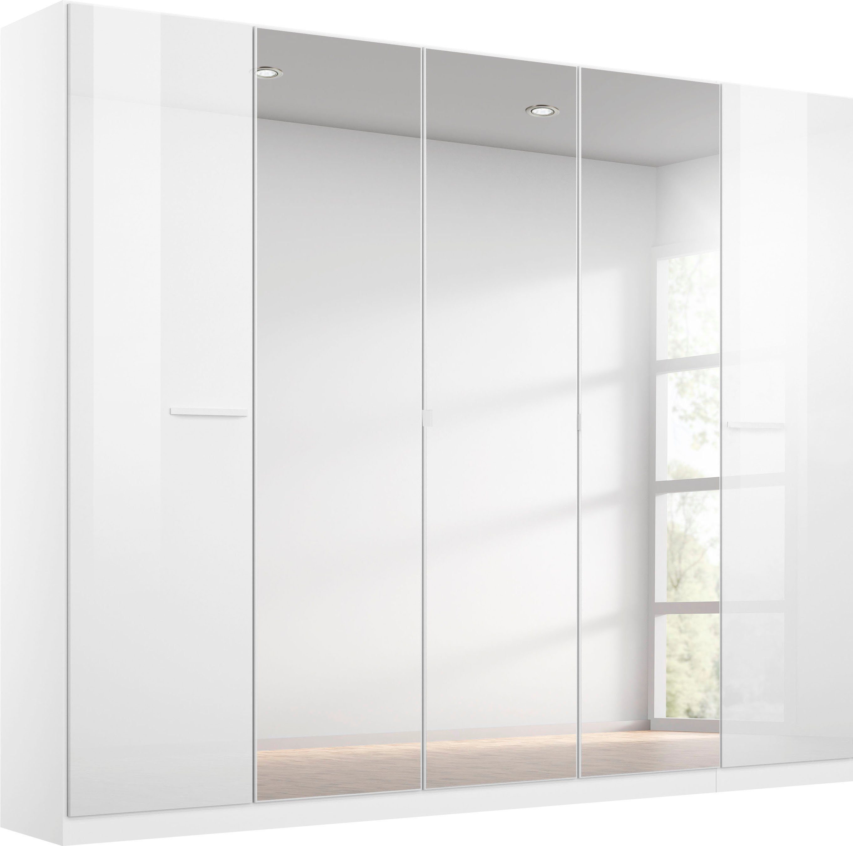 rauch Draaideurkast Kledingkast kast garderobe TOPSELLER OTELI incl. binnenindeling met 3 binnenlades extra planken optioneel met spiegel made in