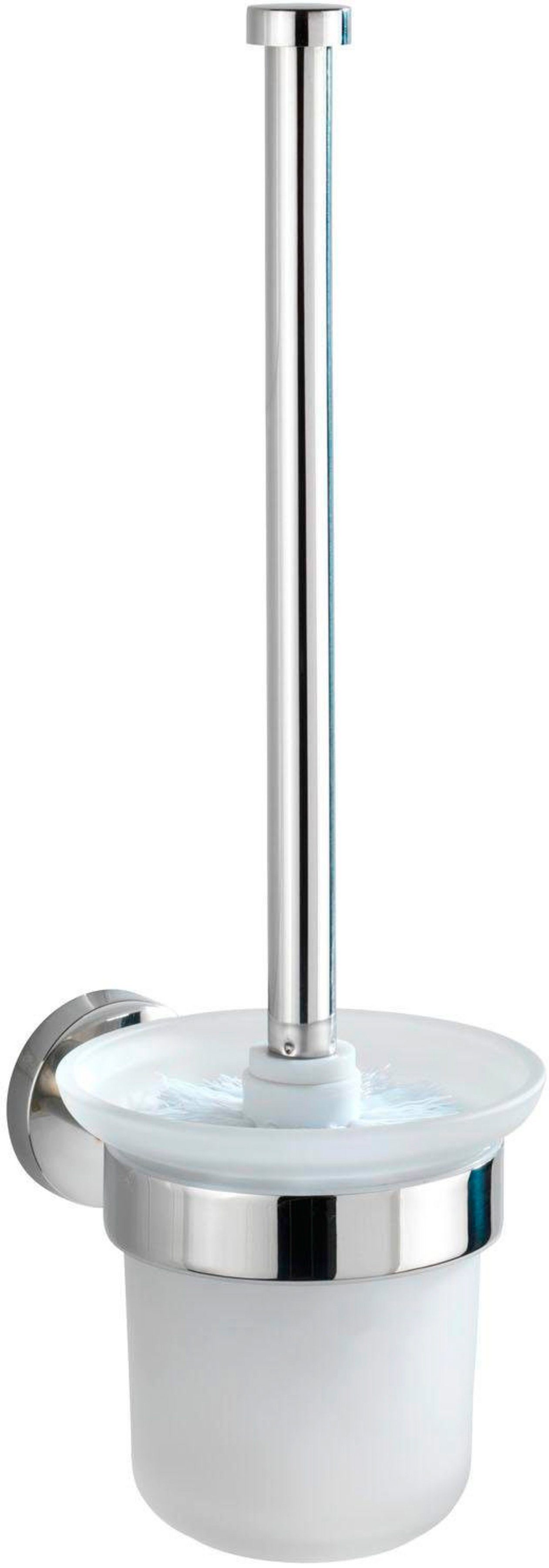 WENKO Toiletset Bosio wc-accessoires maat L/B/H: 10/14/35 cm wit