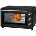 clatronic multifunctionele oven mbg 3728 met draaispit zwart