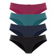 s.oliver red label beachwear bikinibroekje (set, 4 stuks) multicolor