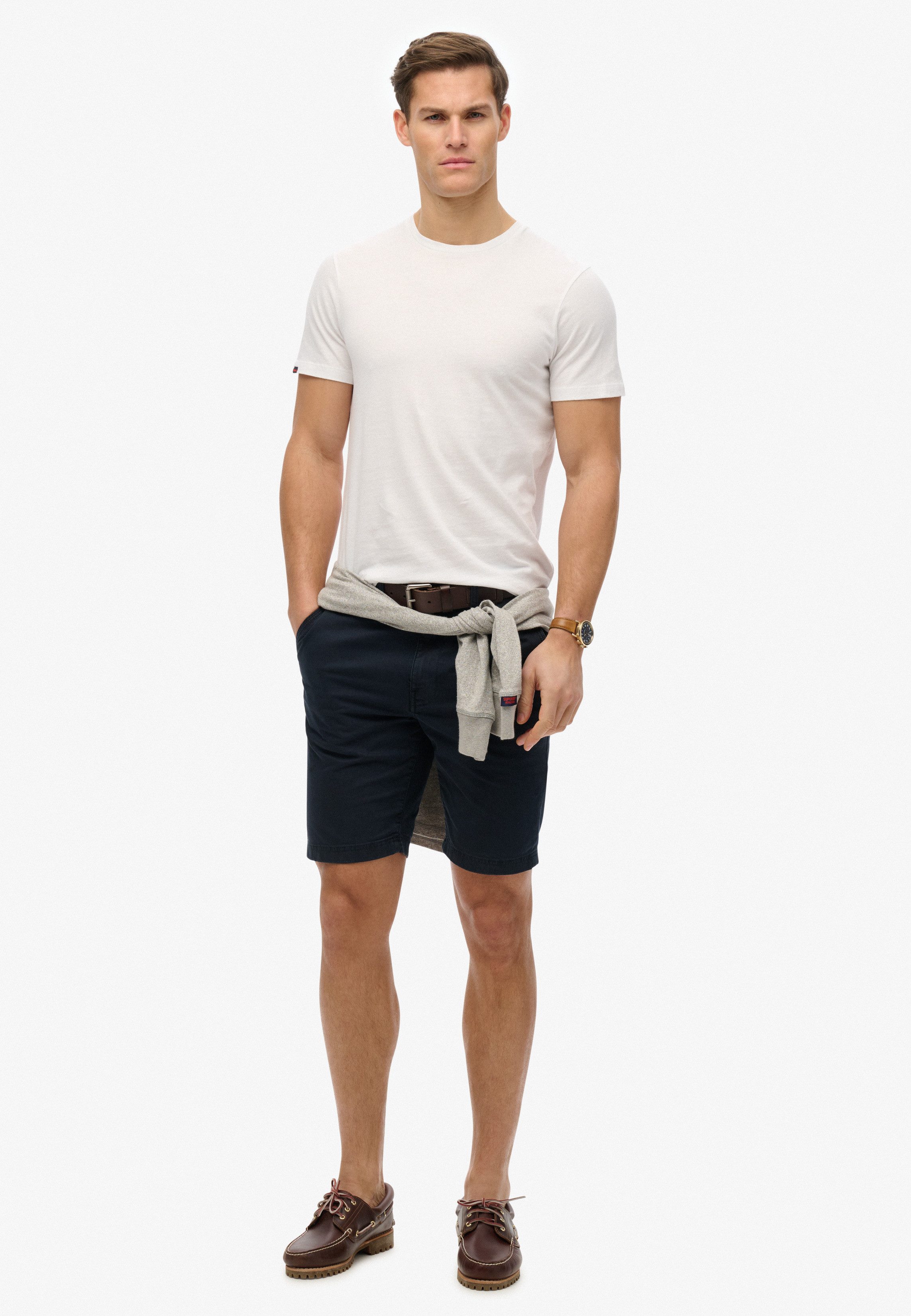 Superdry Shirt met ronde hals CLASSIC ESSENTIAL TEE