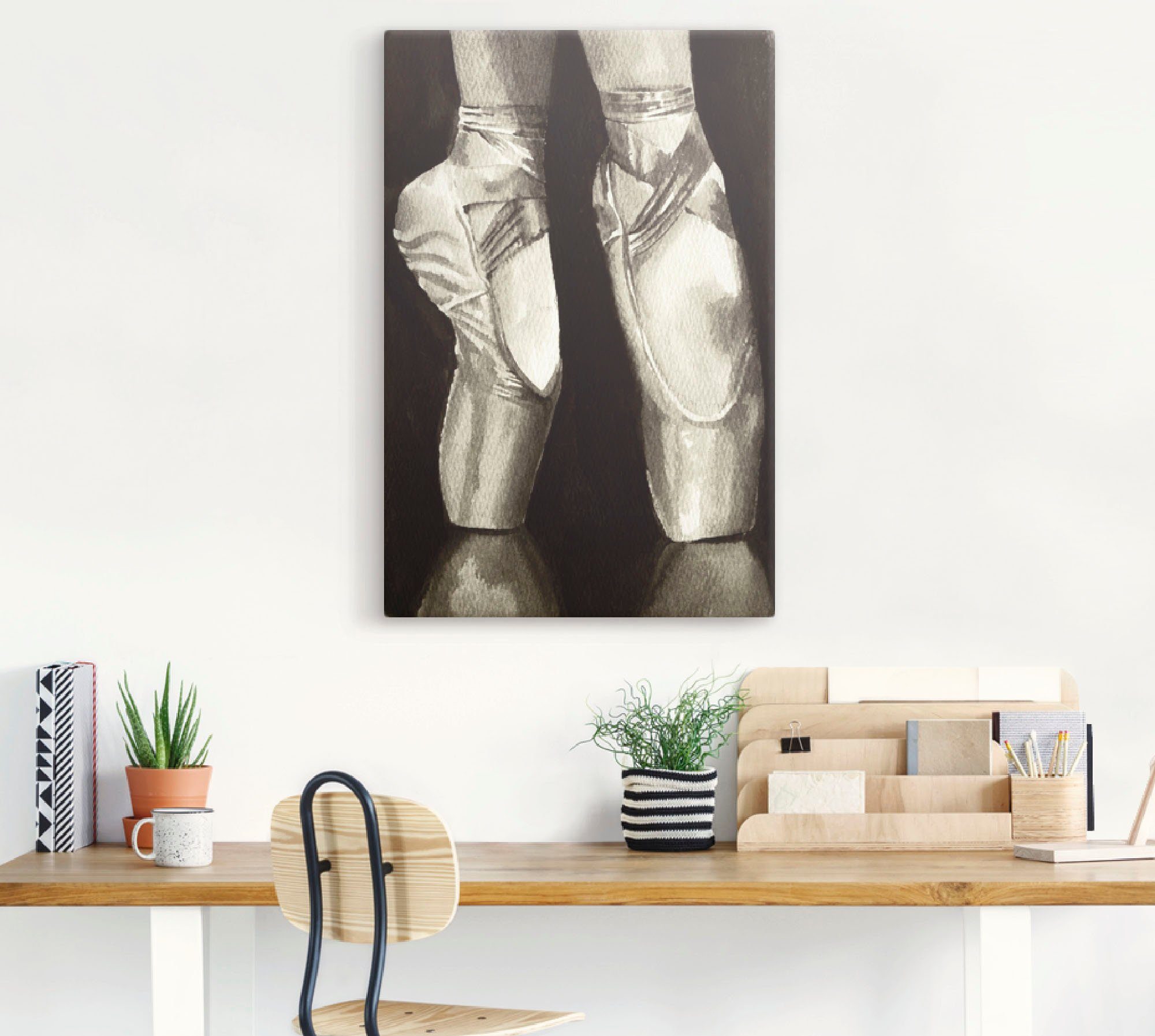 Artland Artprint Balletschoenen II als artprint op linnen, poster in verschillende formaten maten