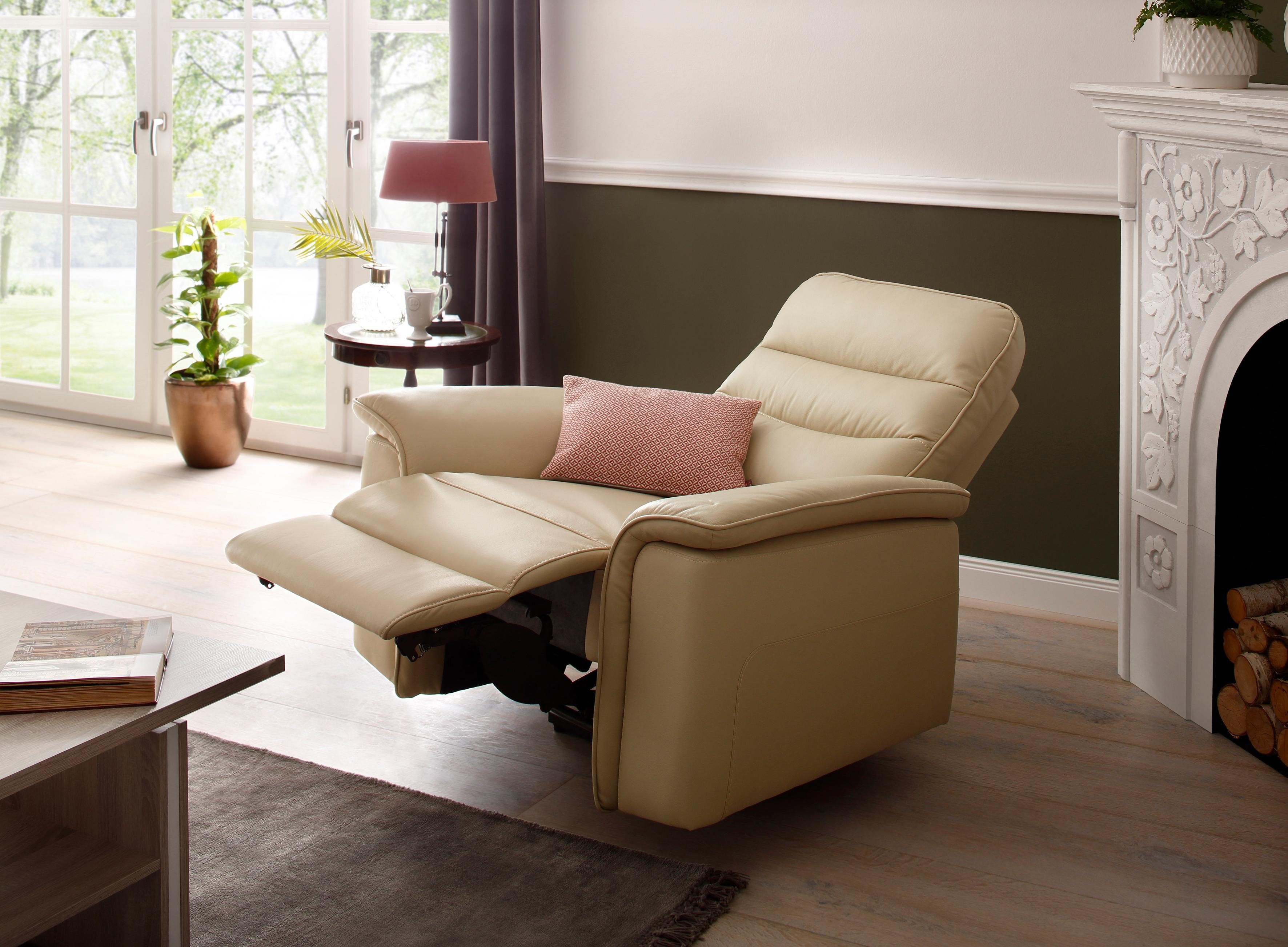 Home affaire Relaxfauteuil Maldini, TV-stoel met elektrische relaxfunctie en usb-stekkeraansluiting, breedte 109 cm