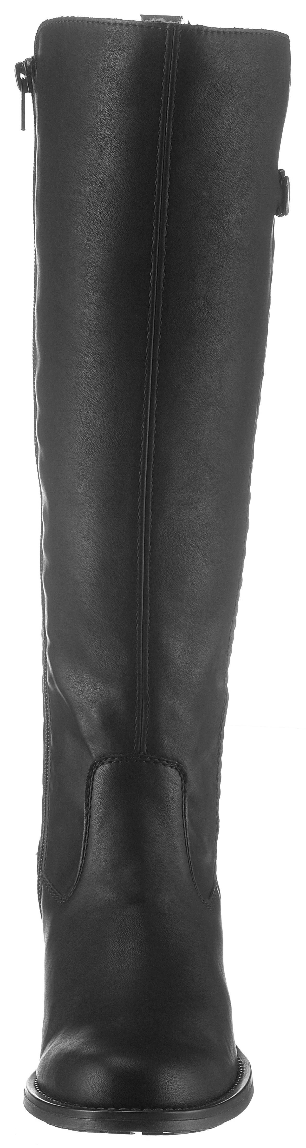 Rieker Laarzen lange laarzen, blokhak, stretch, met gespsieraden