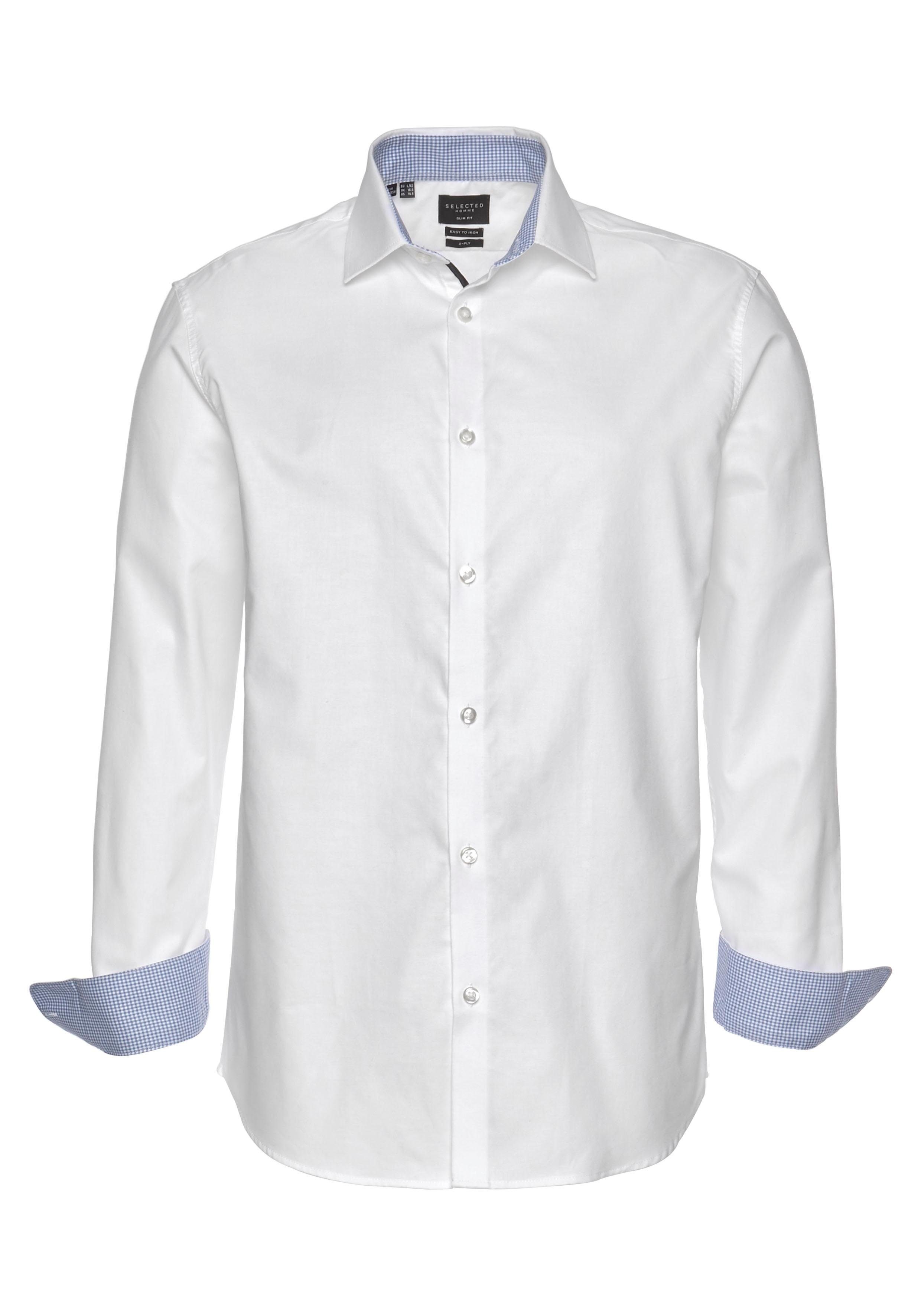 SELECTED HOMME Overhemd met lange mouwen SLHSLIMNEW-MARK