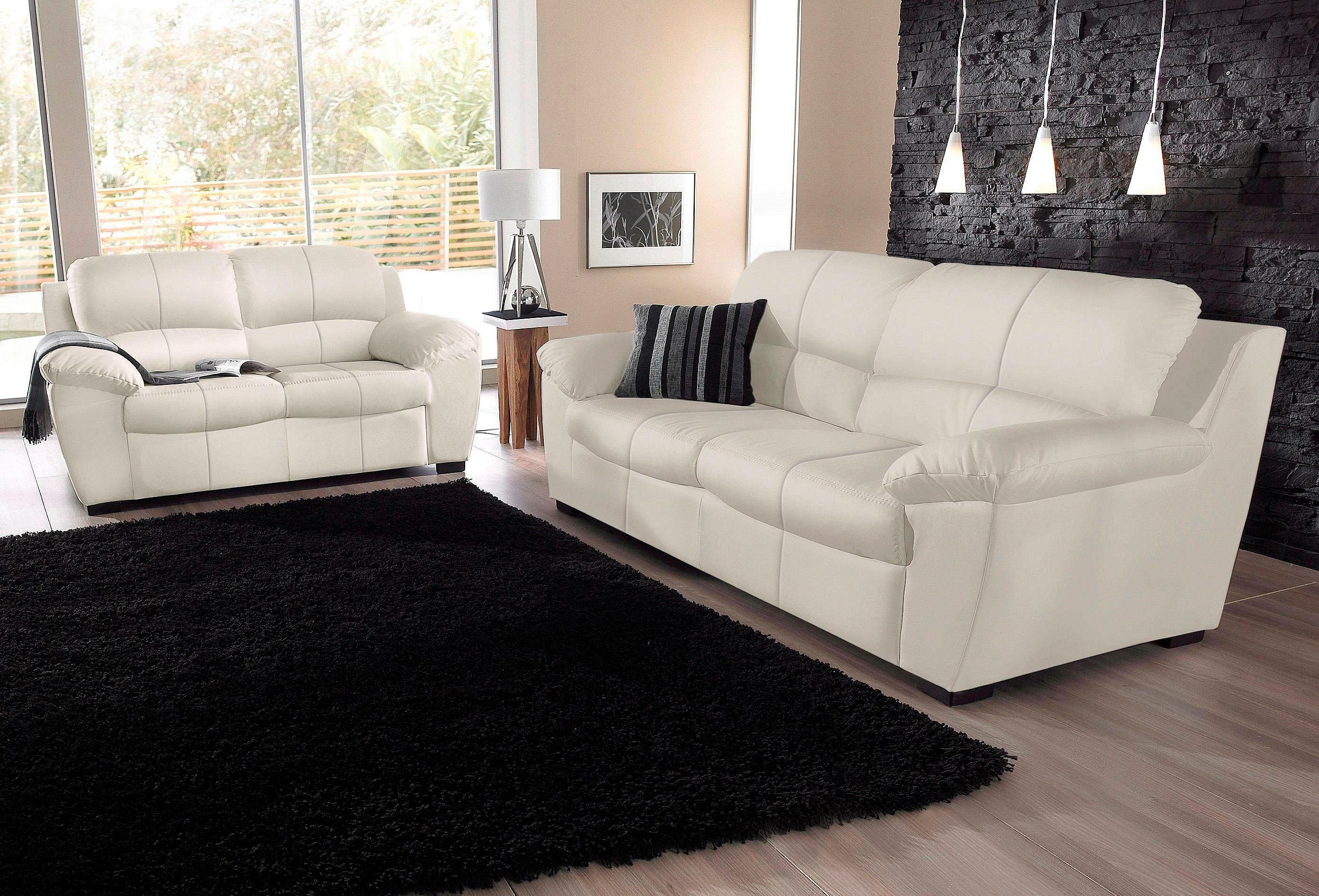 COTTA Zithoek Dani Set: 2-zitsbank en 2,5-zitsbank (set, 2-delig) beige, zithoeken