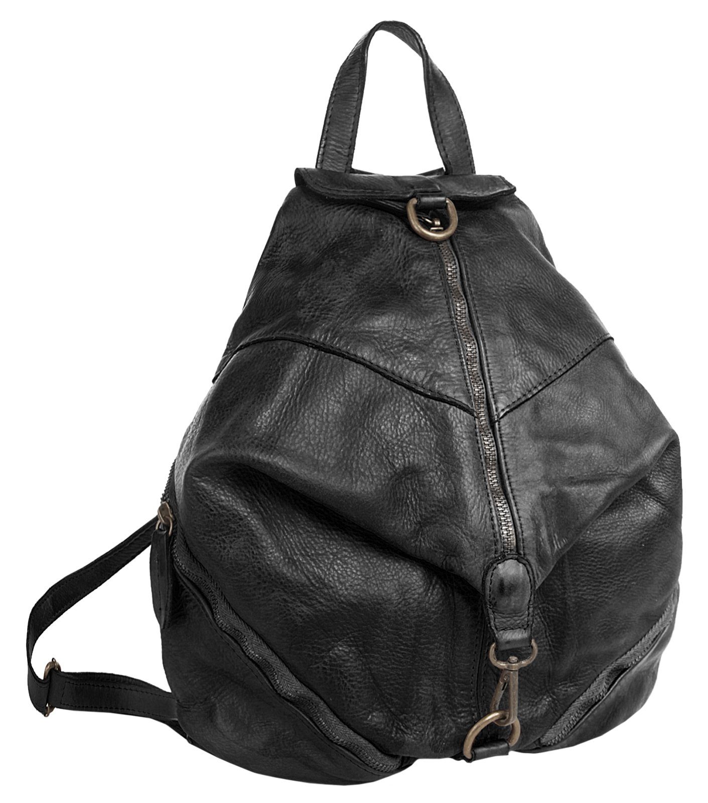 Samantha Look Rugzak echt leer, made in italy
