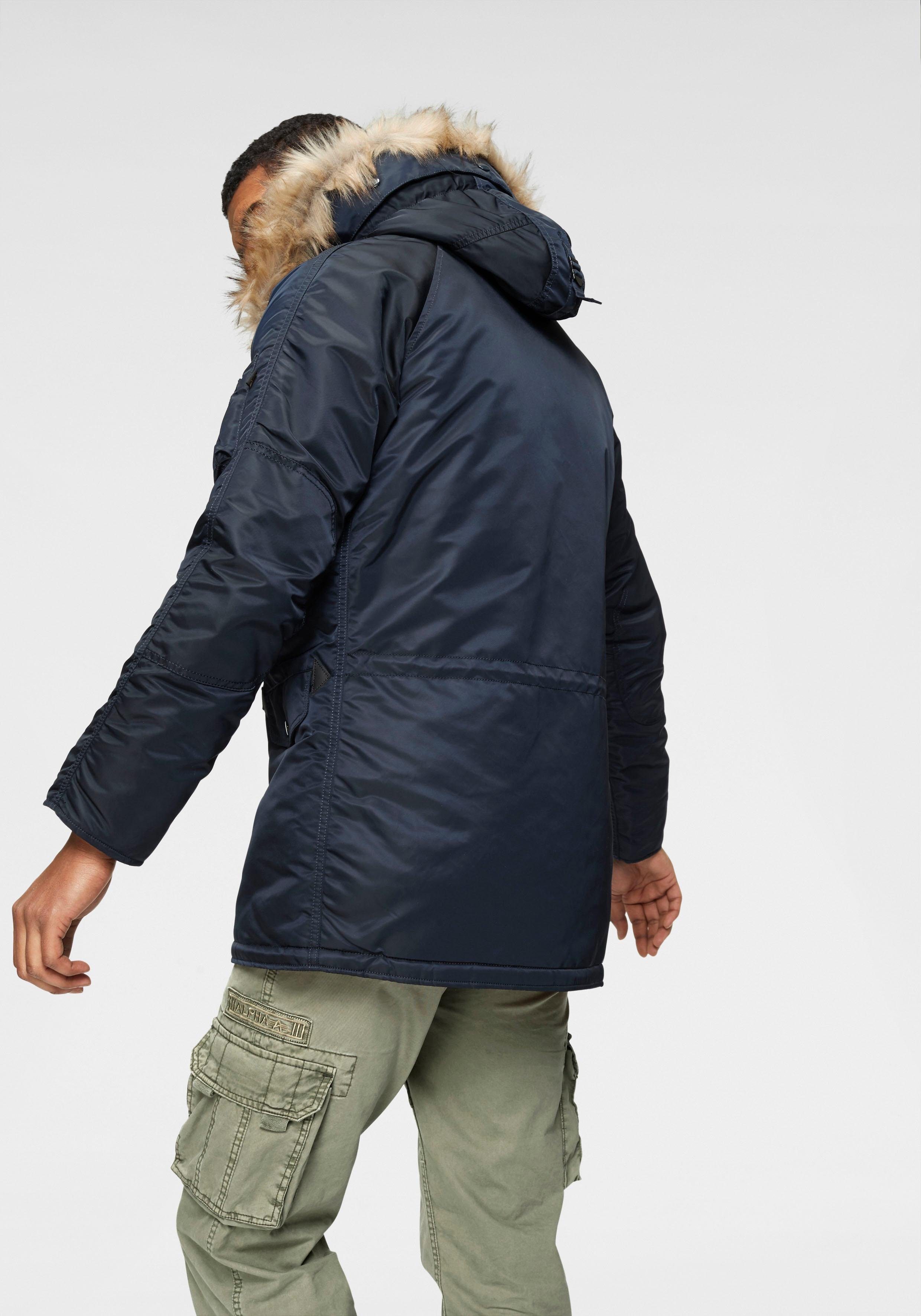 Alpha Industries Parka N3B VF 59 met afneembaar imitatiebontkraag