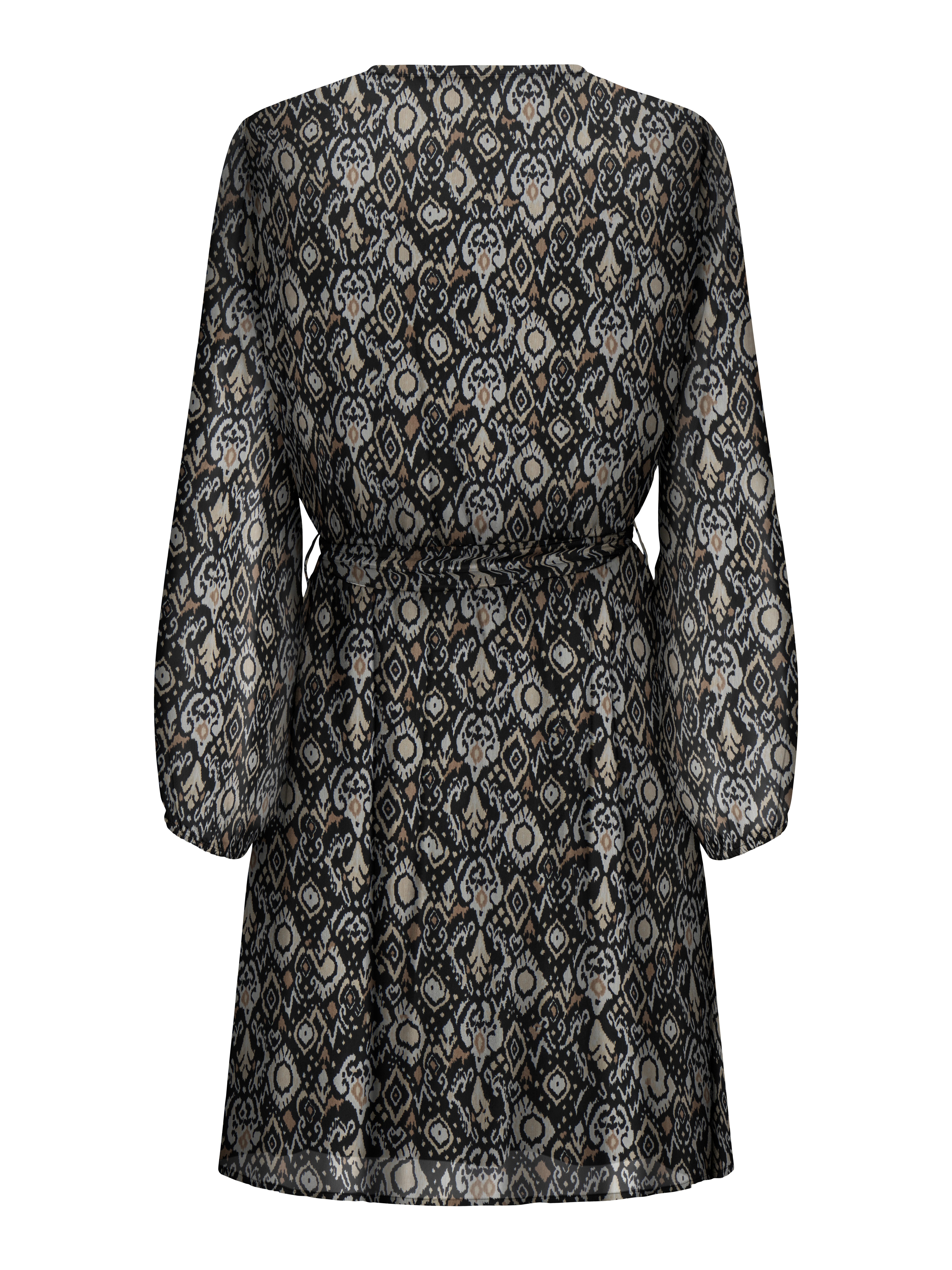 Only Gedessineerde jurk ONLCERA 3/4 SHORT DRESS WVN NOOS