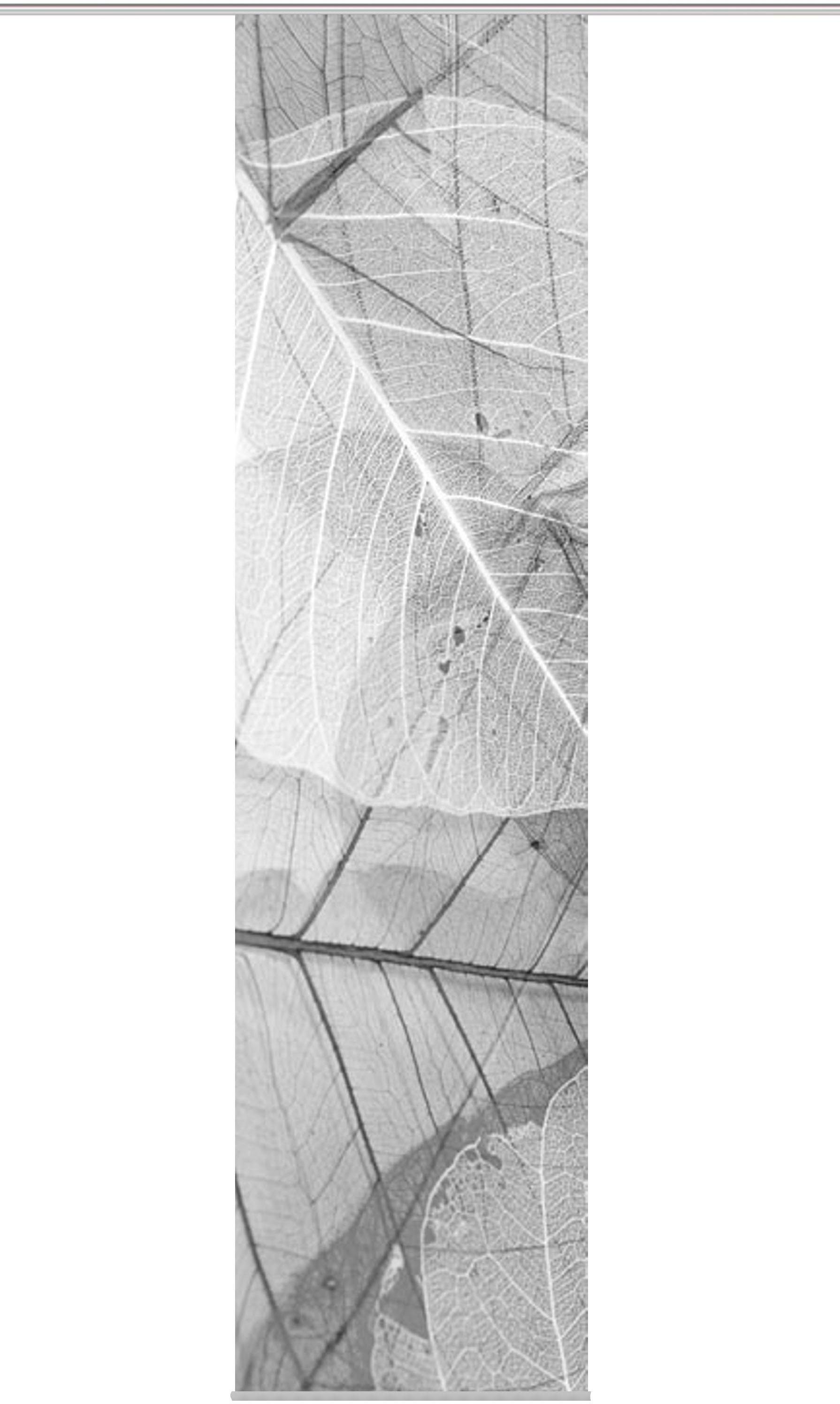 HOME WOHNIDEEN Paneelgordijn BLATTARI HxB: 245x60, digitale print van decostof (1 stuk)