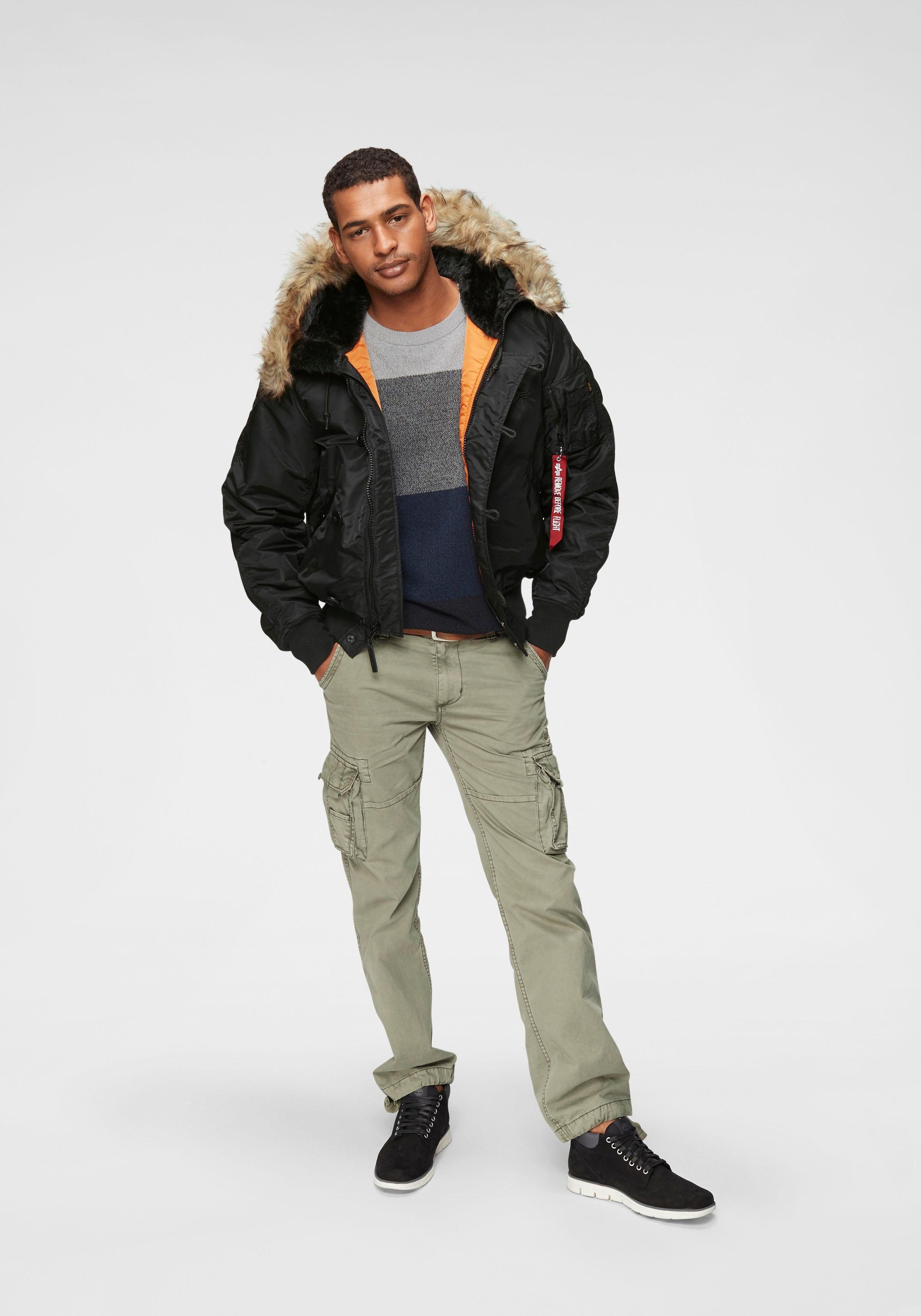 Alpha Industries Cargobroek Jet pant met zijcargozakken en koord aan de beenafsluiting