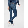 ltb skinny fit jeans julita x met extra smalle pijpen en lage taillehoogte in 5-pocketsstijl blauw
