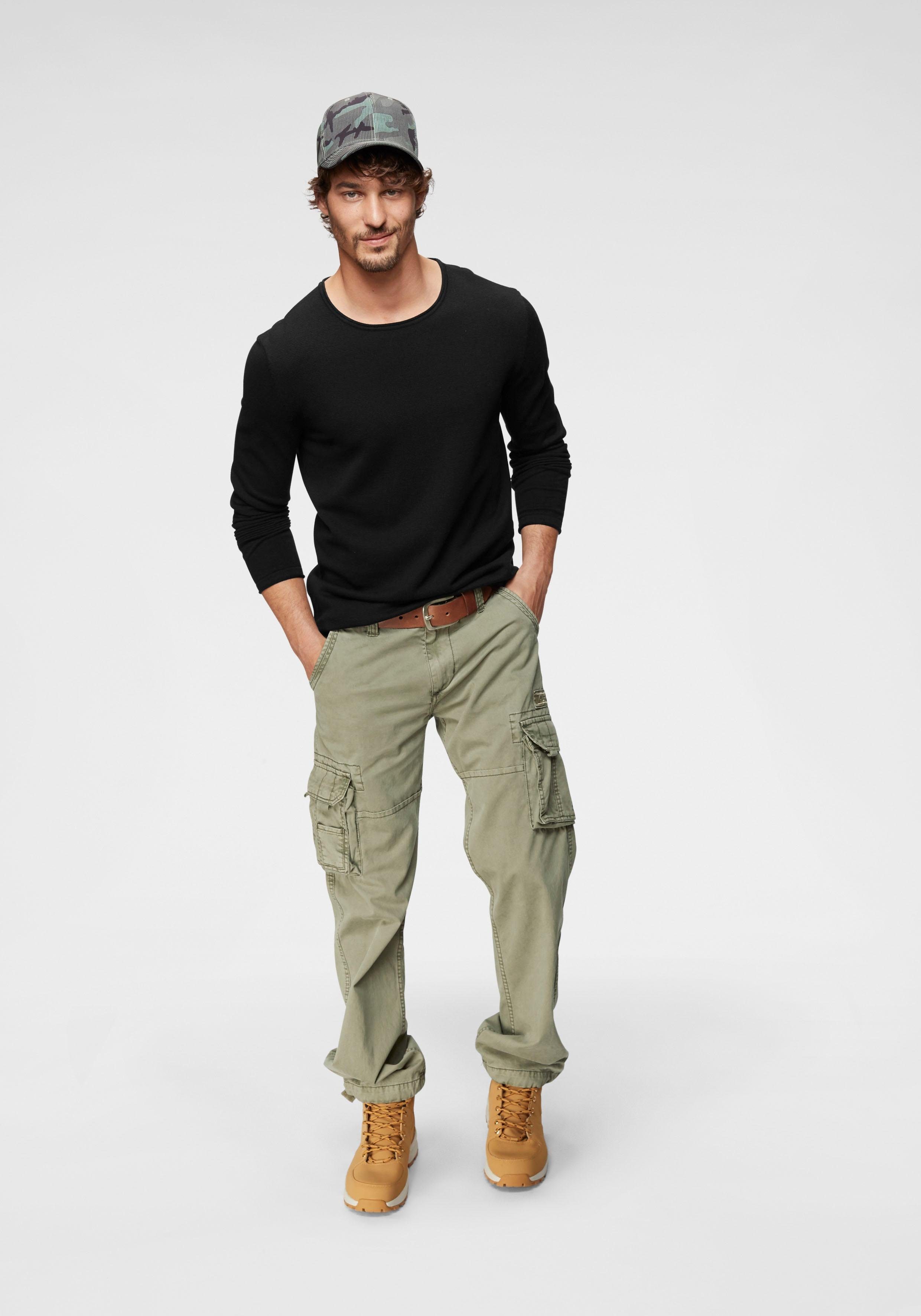 Alpha Industries Cargobroek Jet pant met zijcargozakken en koord aan de beenafsluiting