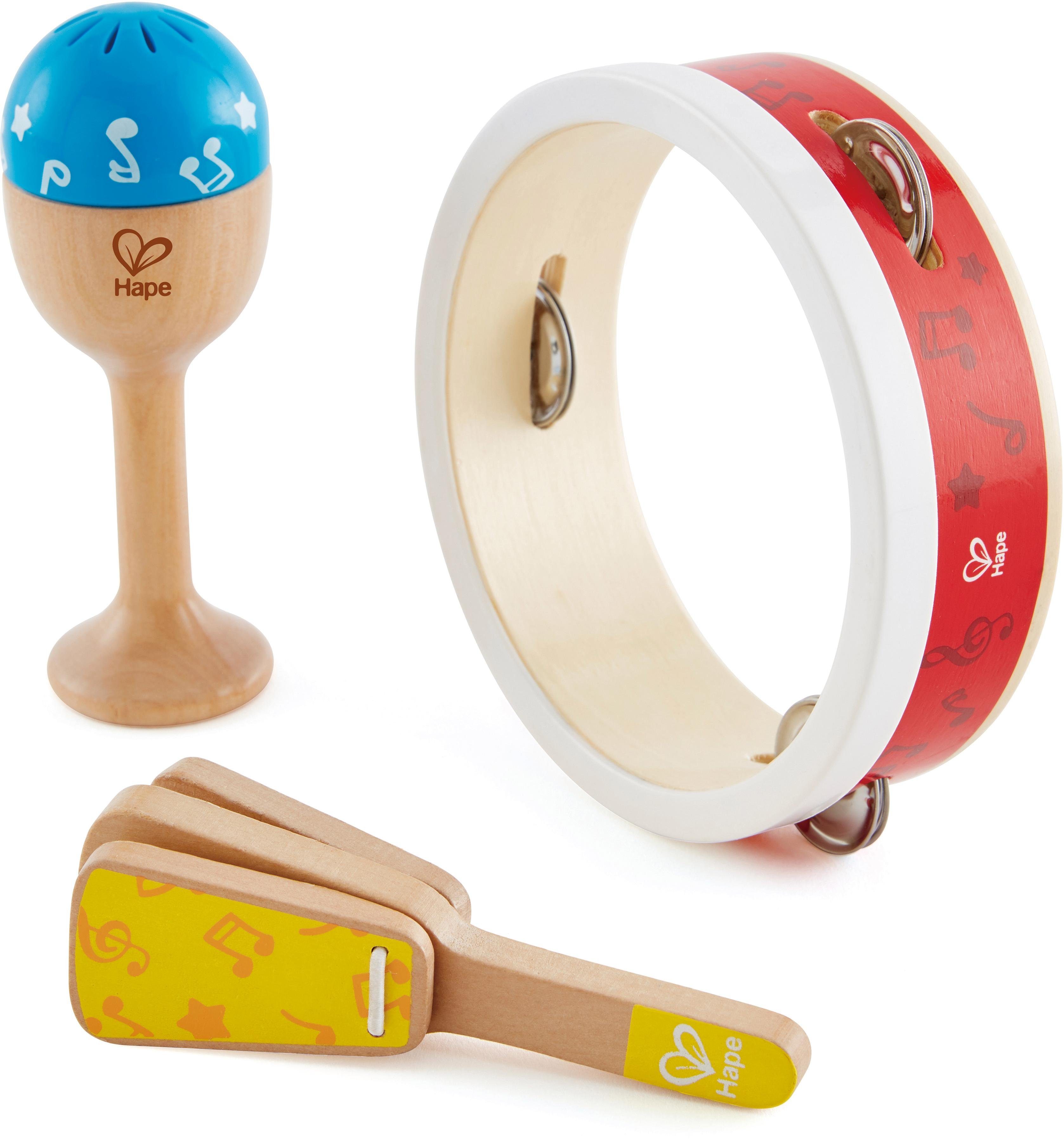 Hape Speelgoed-muziekinstrument Junior percussie set