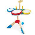 hape speelgoed-muziekinstrument trommels en bekken multicolor