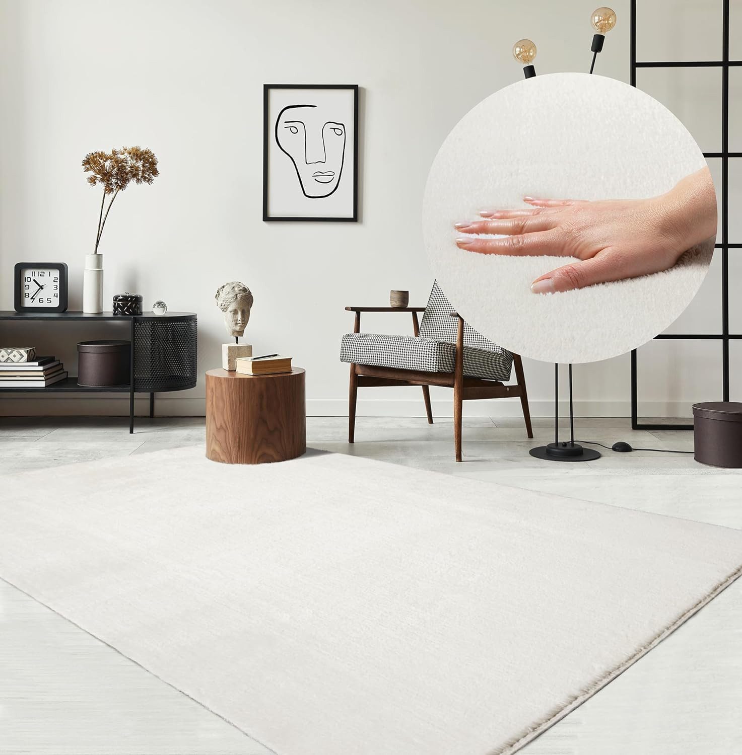 The carpet Vloerkleed Relax wasbaar woonkamer tapijt modern antislip, klantenfavoriet