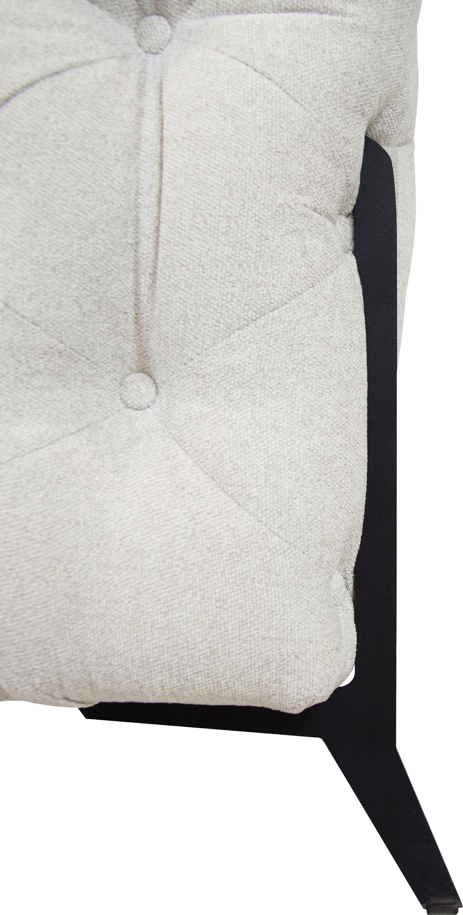 Leonique Chesterfield-bank Amaury luxueuze capitonnage, moderne chesterfield look, kleur van de poten ter keuze