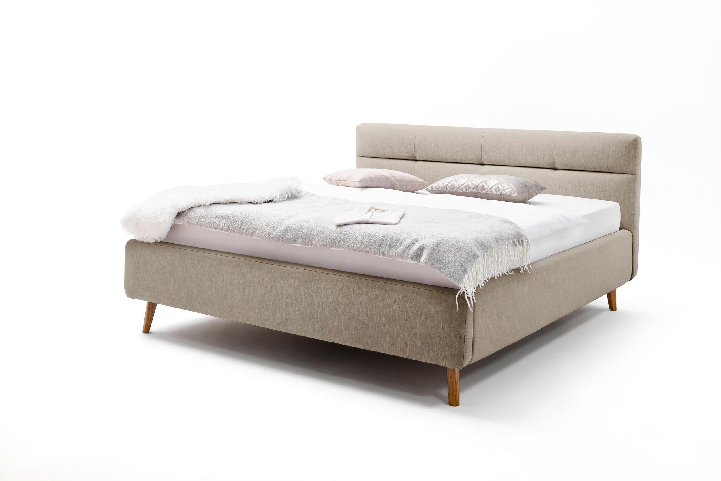 meise.möbel Gestoffeerd bed Lotte met lattenbodem en bedkist