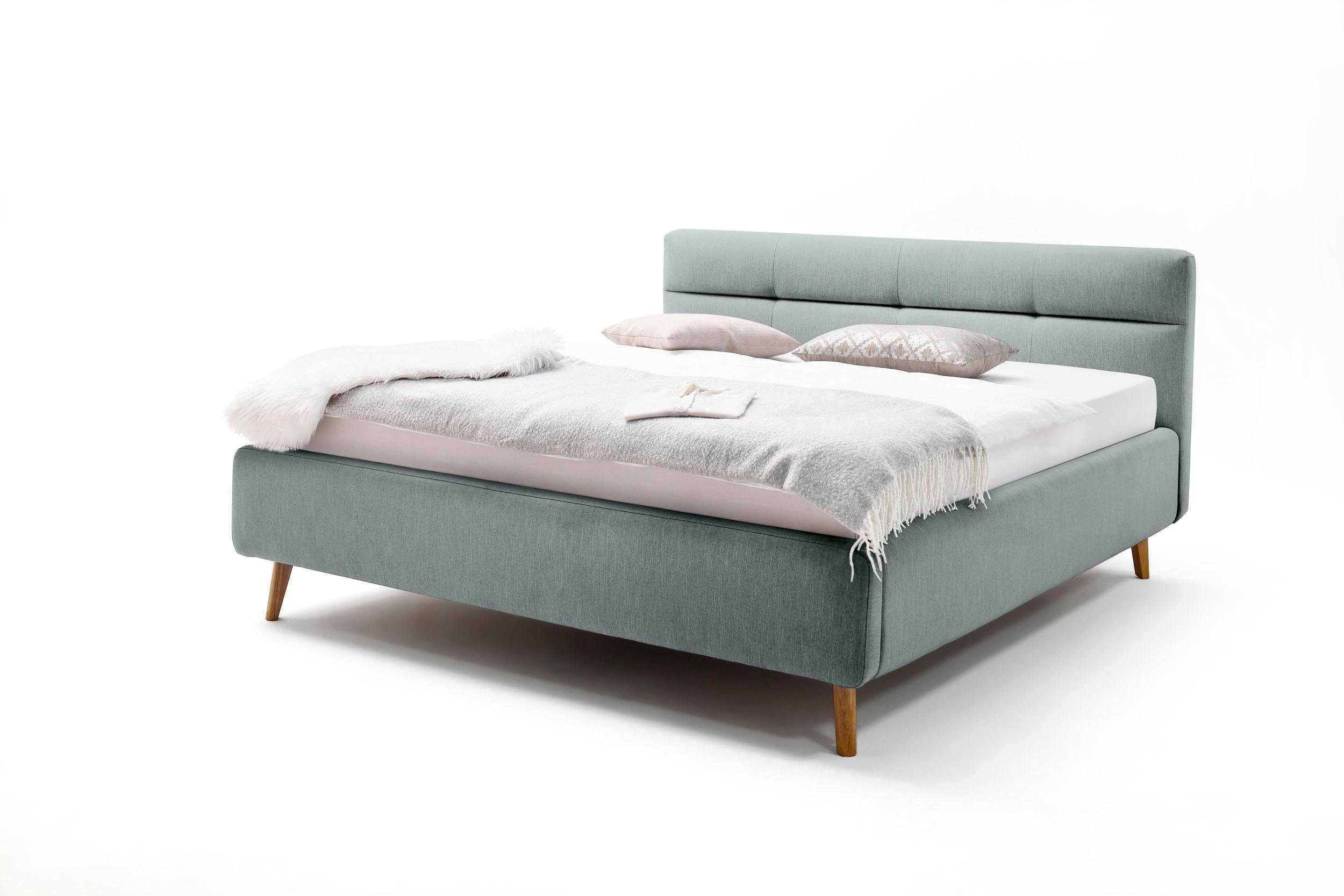 meise.möbel Gestoffeerd bed Lotte met lattenbodem en bedkist