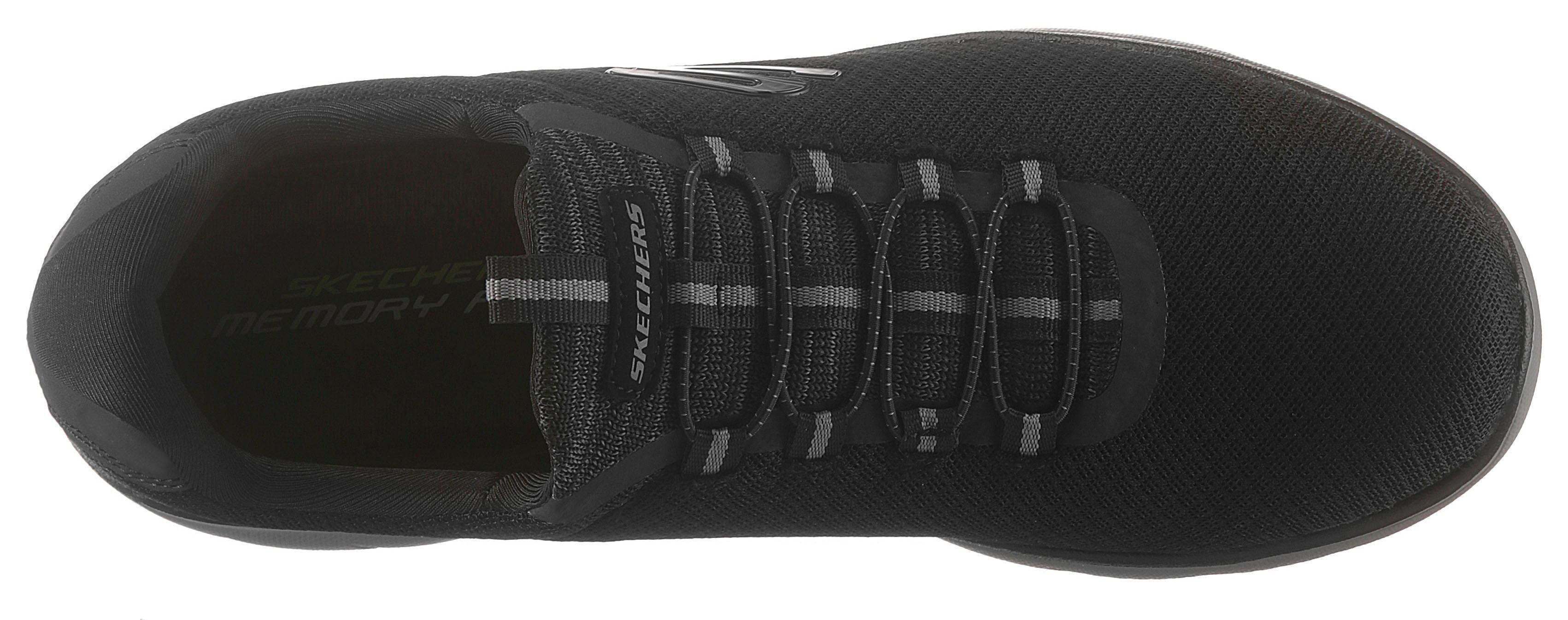 Skechers Slip-on sneakers Summits Slipper, vrijetijdsschoen met comfortabele memory foam uitrusting