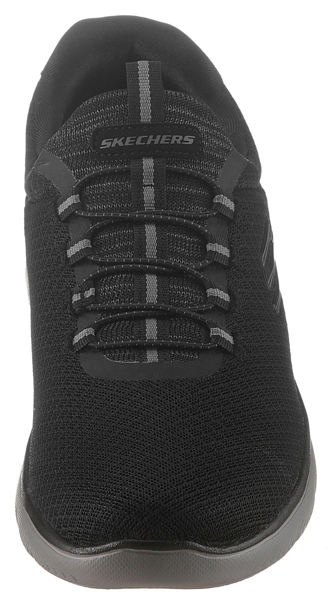 Skechers Slip-on sneakers Summits Slipper, vrijetijdsschoen met comfortabele memory foam uitrusting