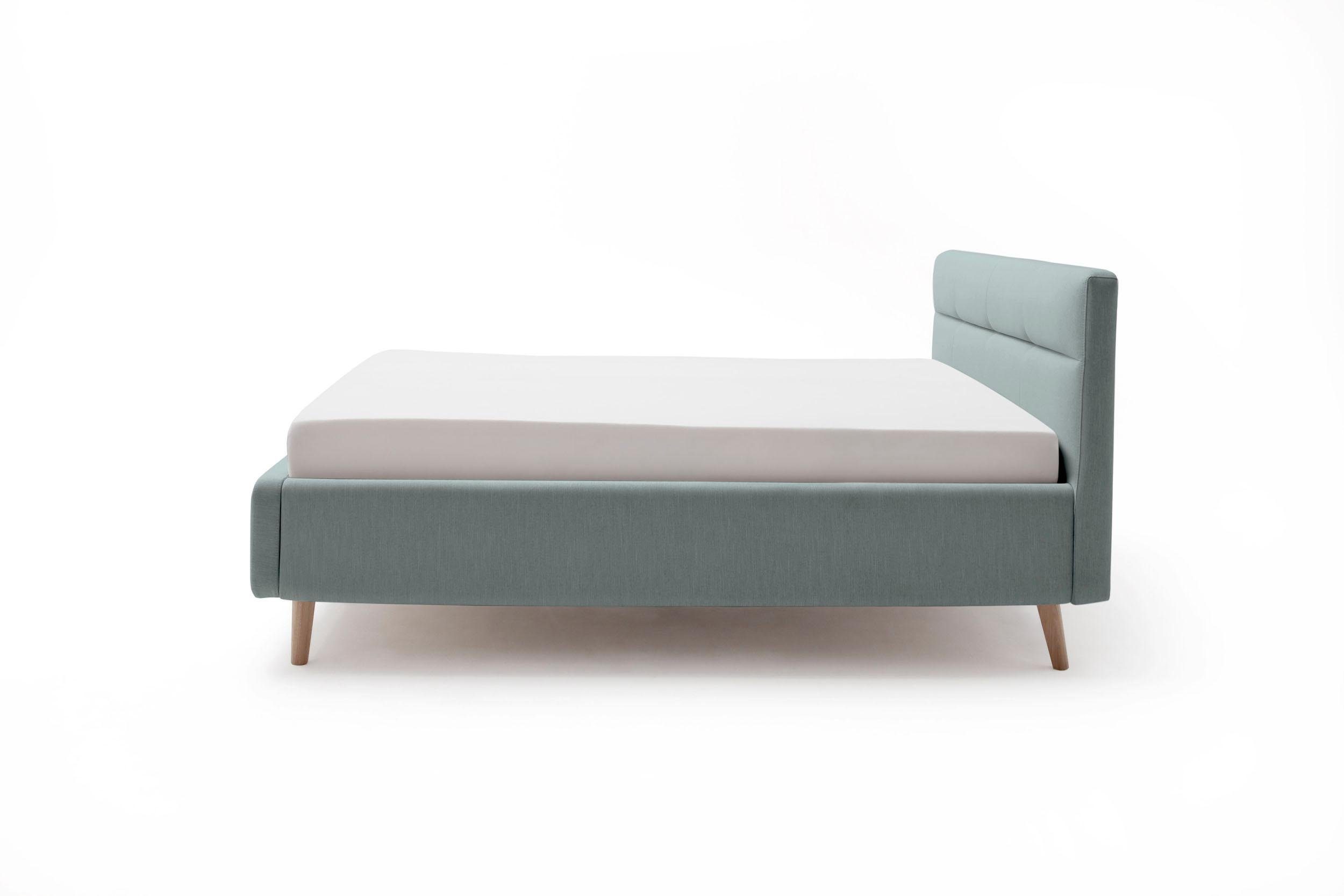 meise.möbel Gestoffeerd bed Lotte met lattenbodem en bedkist