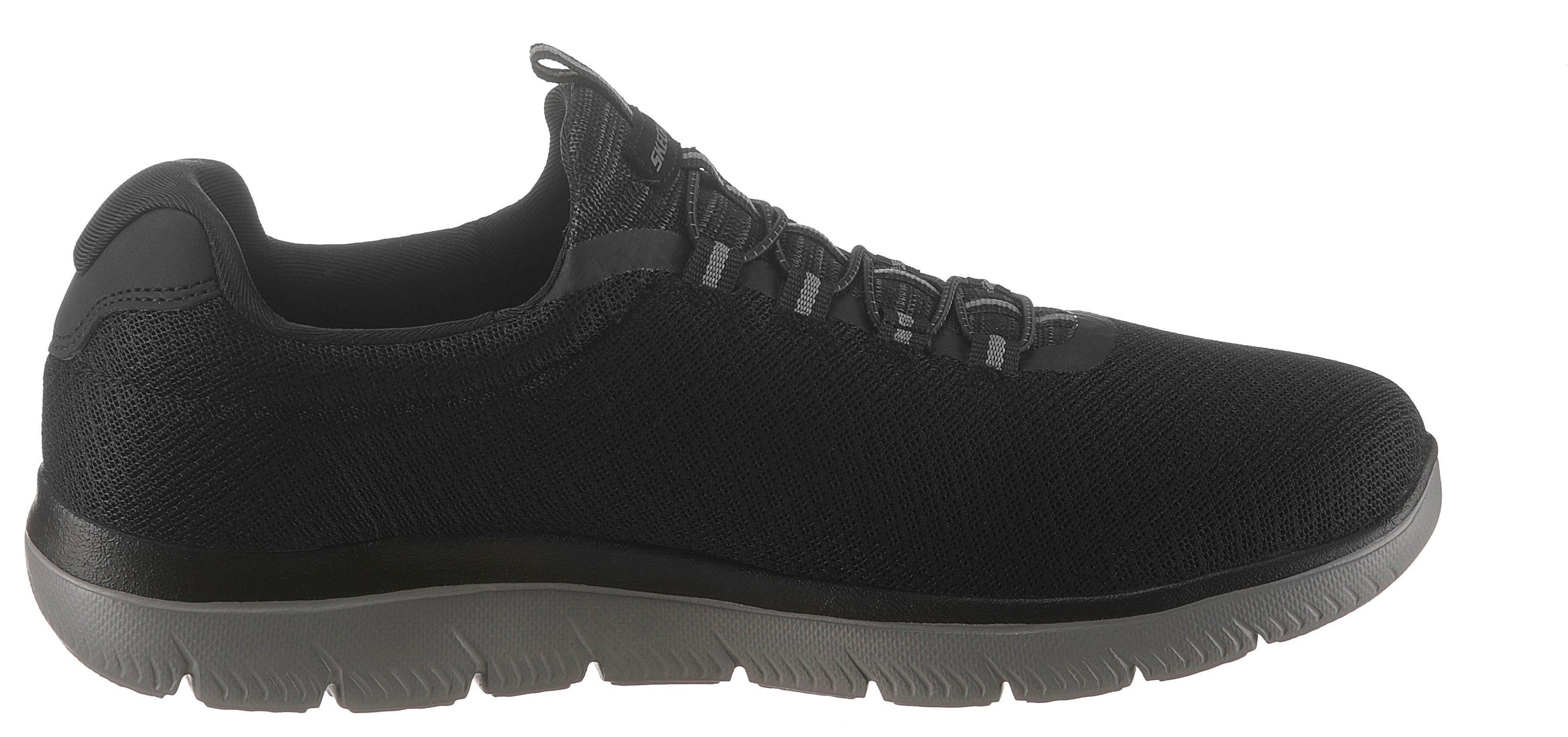 Skechers Slip-on sneakers Summits Slipper, vrijetijdsschoen met comfortabele memory foam uitrusting