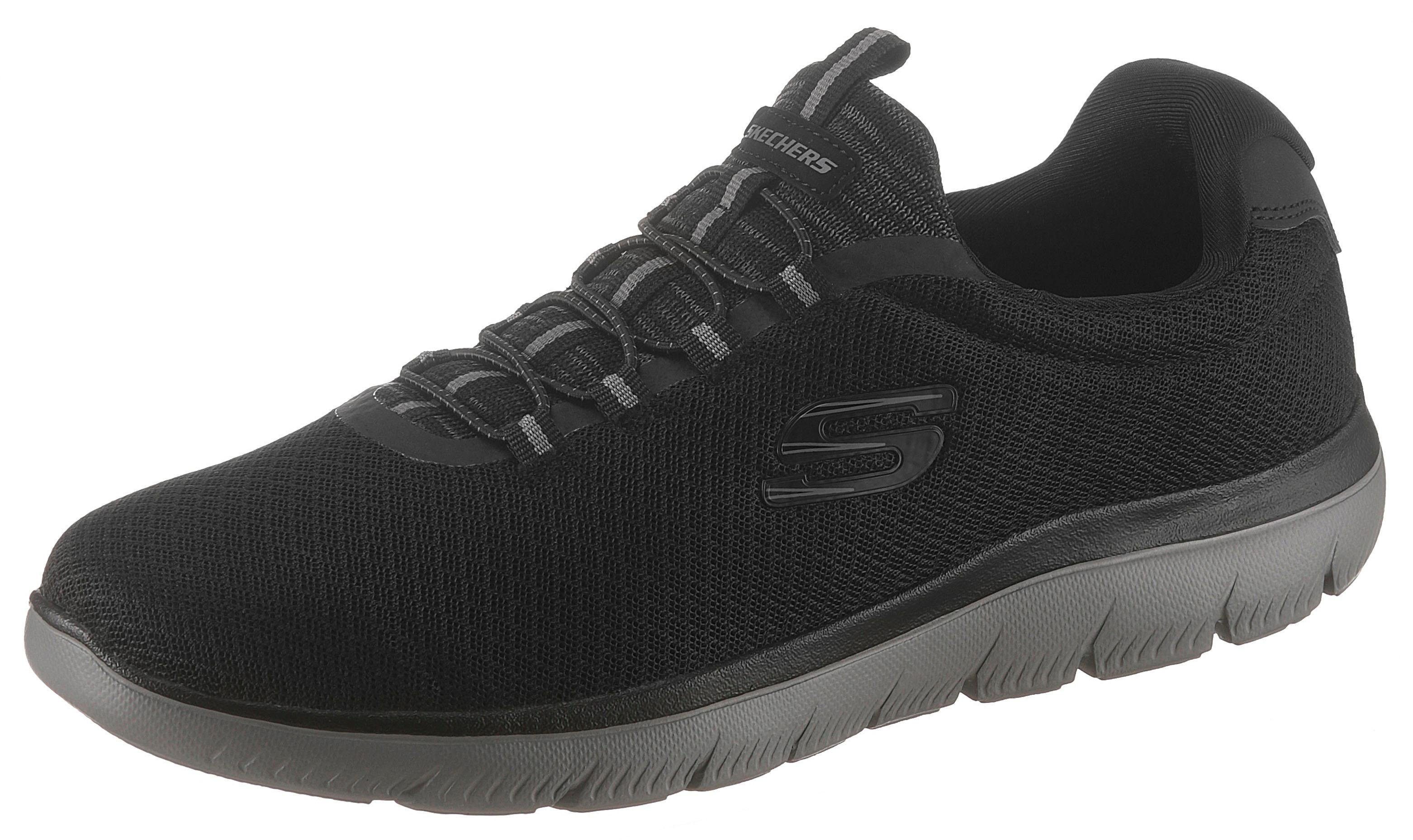 Skechers Slip-on sneakers Summits Slipper, vrijetijdsschoen met comfortabele memory foam uitrusting