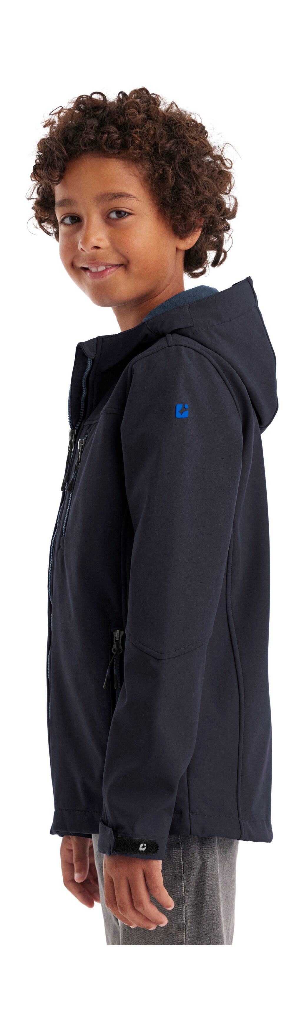 Killtec Softshell-jack Jongens Softshell-jack Waterafstotende softshelljack met fleece en verstelbare details