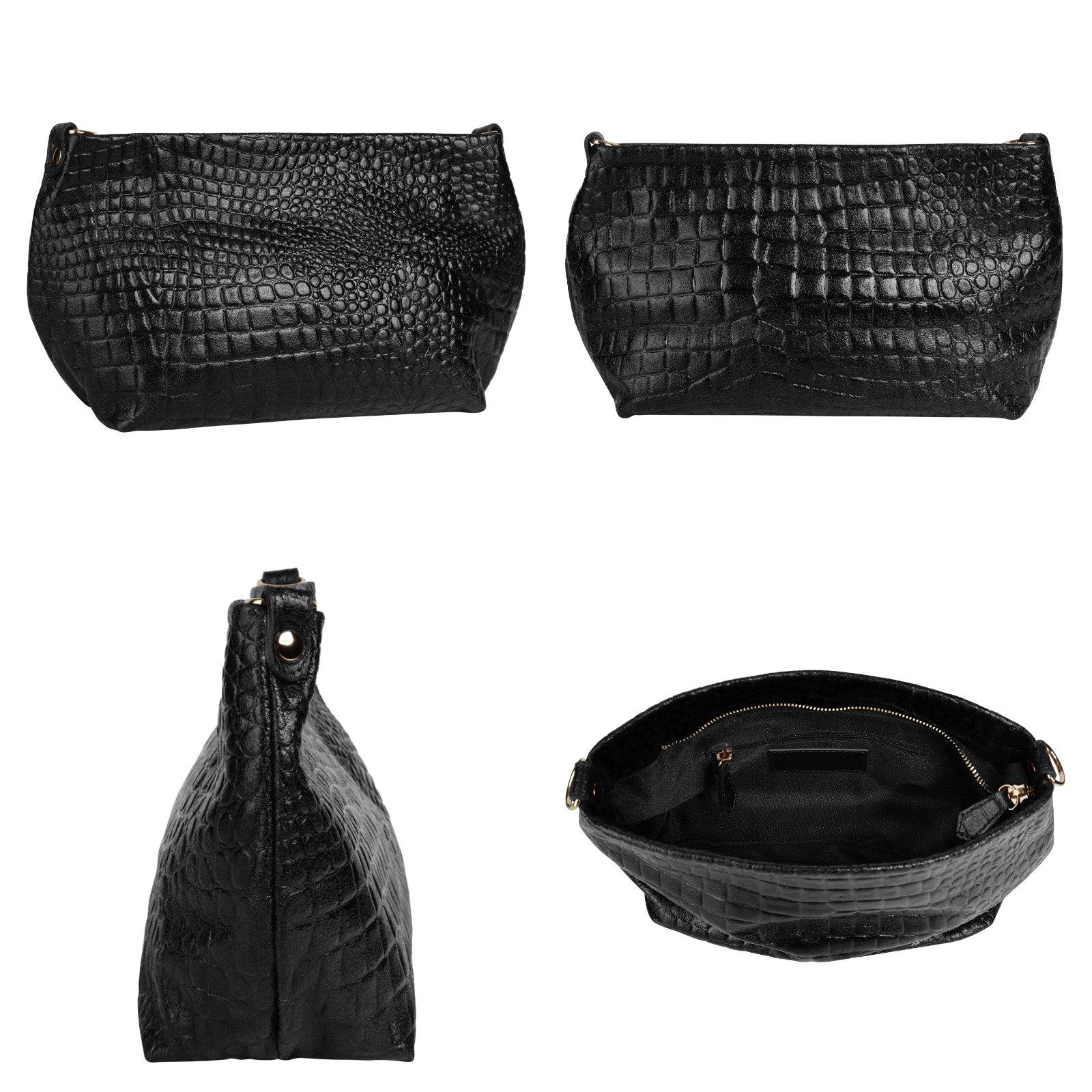 Samantha Look Schoudertas echt leer, made in italy