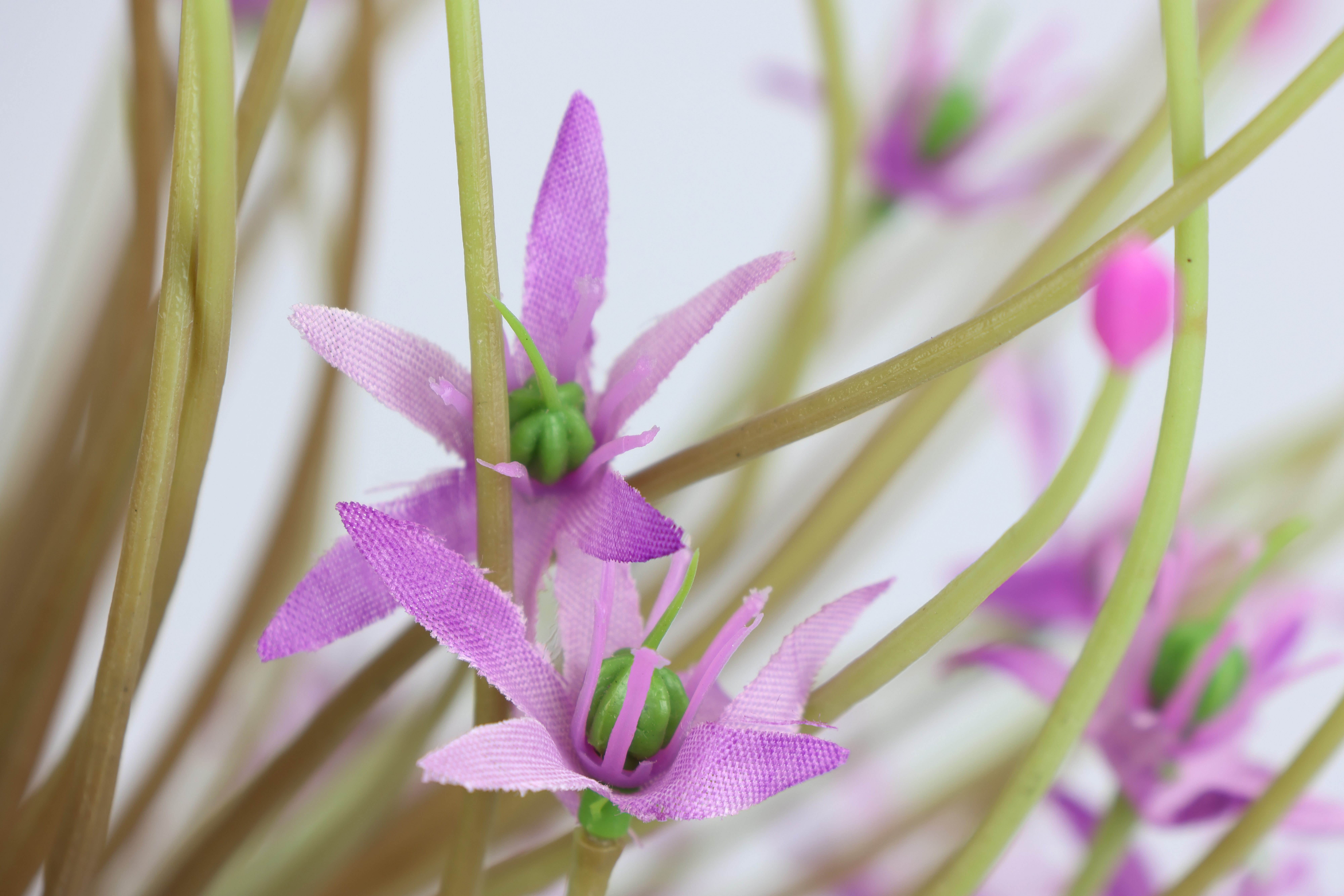 I.GE.A. Kunstbloem Allium sierlook Stelenbloem kunstbloemen(2 stuks)
