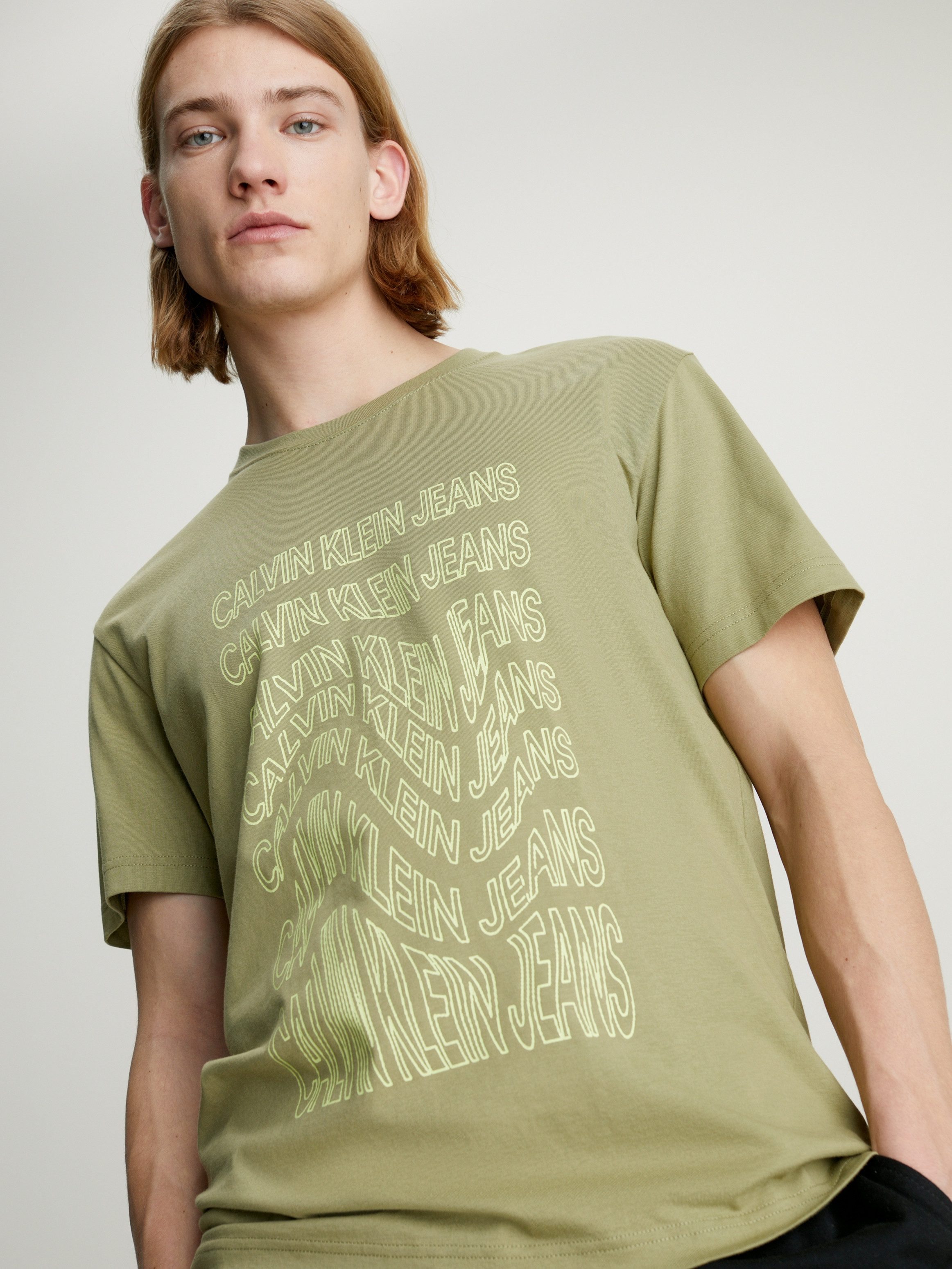 Calvin Klein T-shirt INSTITUTIONAL WARP TEE