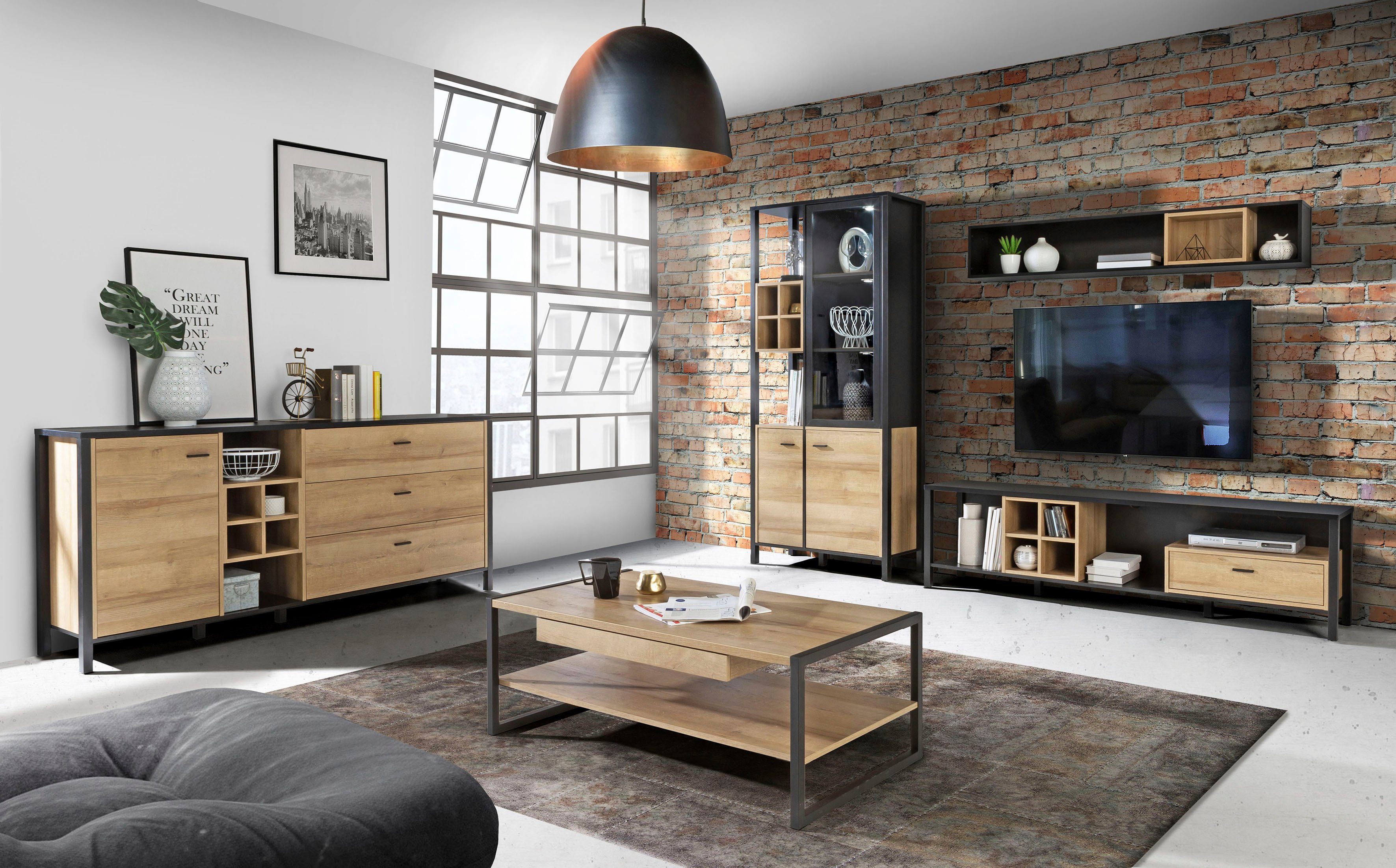 FORTE Salontafel High Rock Breedte ca. 111 cm
