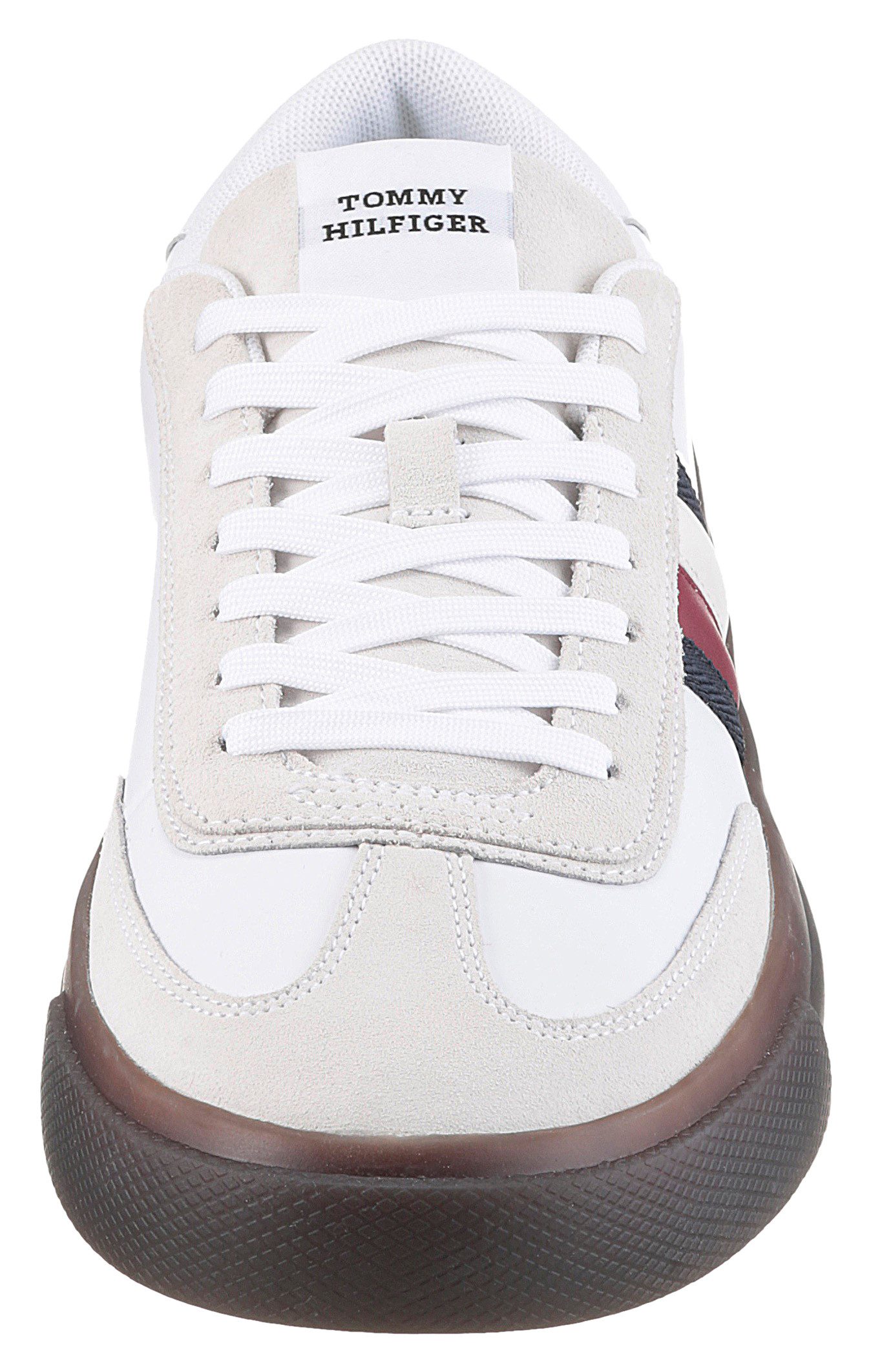 Tommy Hilfiger Sneakers TH CUPSET TERRACE , vrijetijdsschoen, lage schoen, veterschoen met zijstrepen