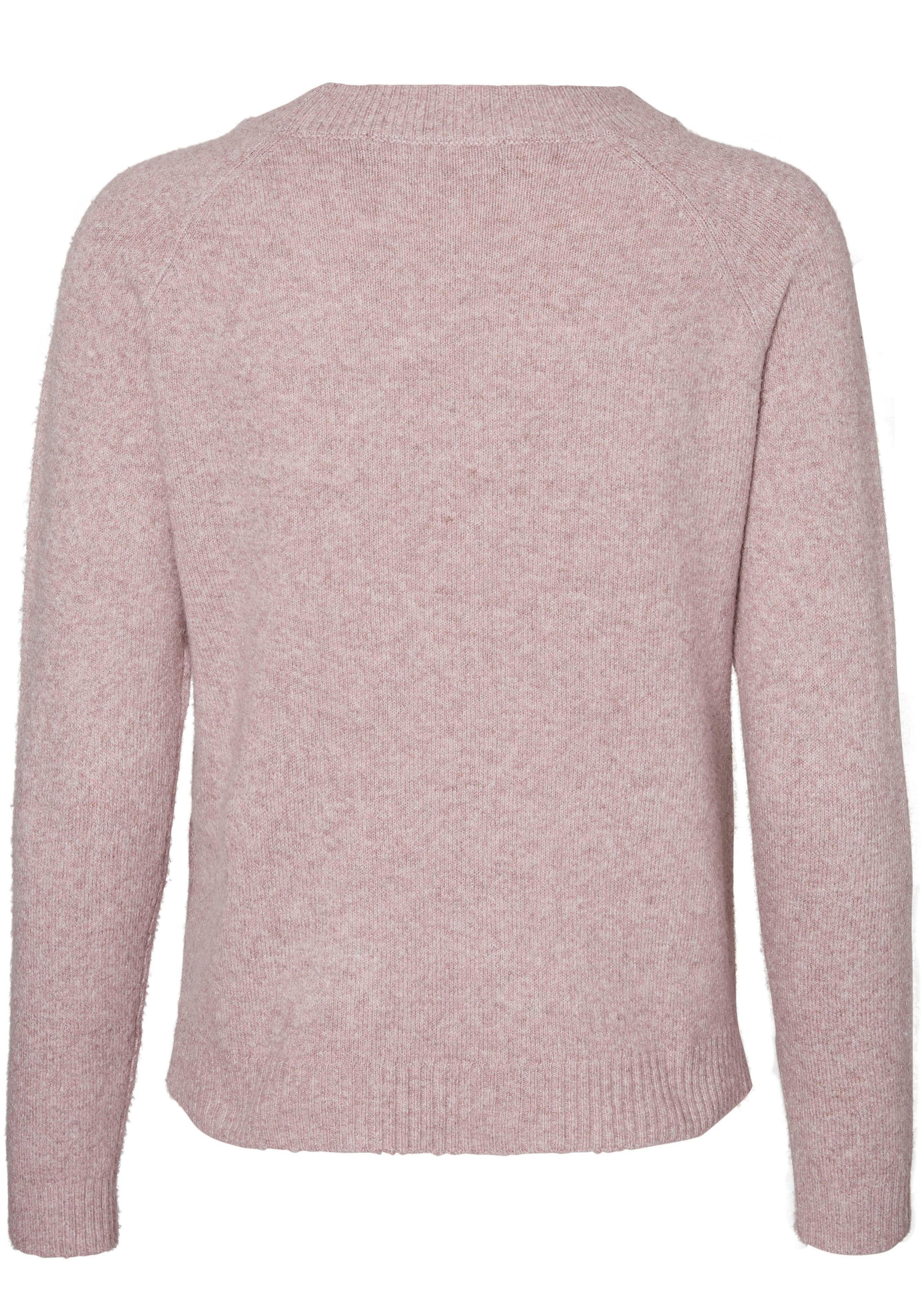 Vero Moda Trui met ronde hals VMDOFFY in gemêleerde look